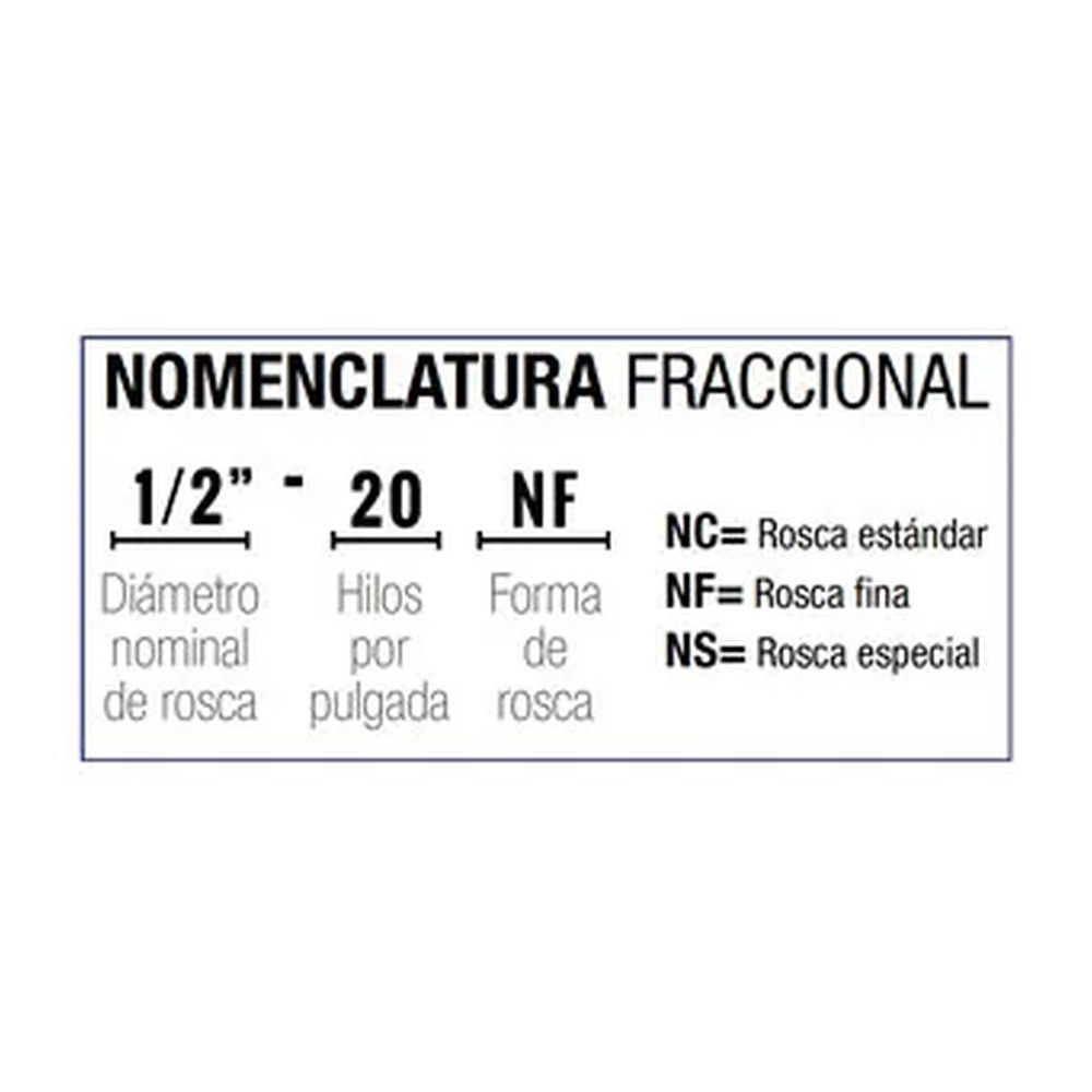 Juego de 3 Machuelos AAC 1/2"-20 NF - Imagen 4