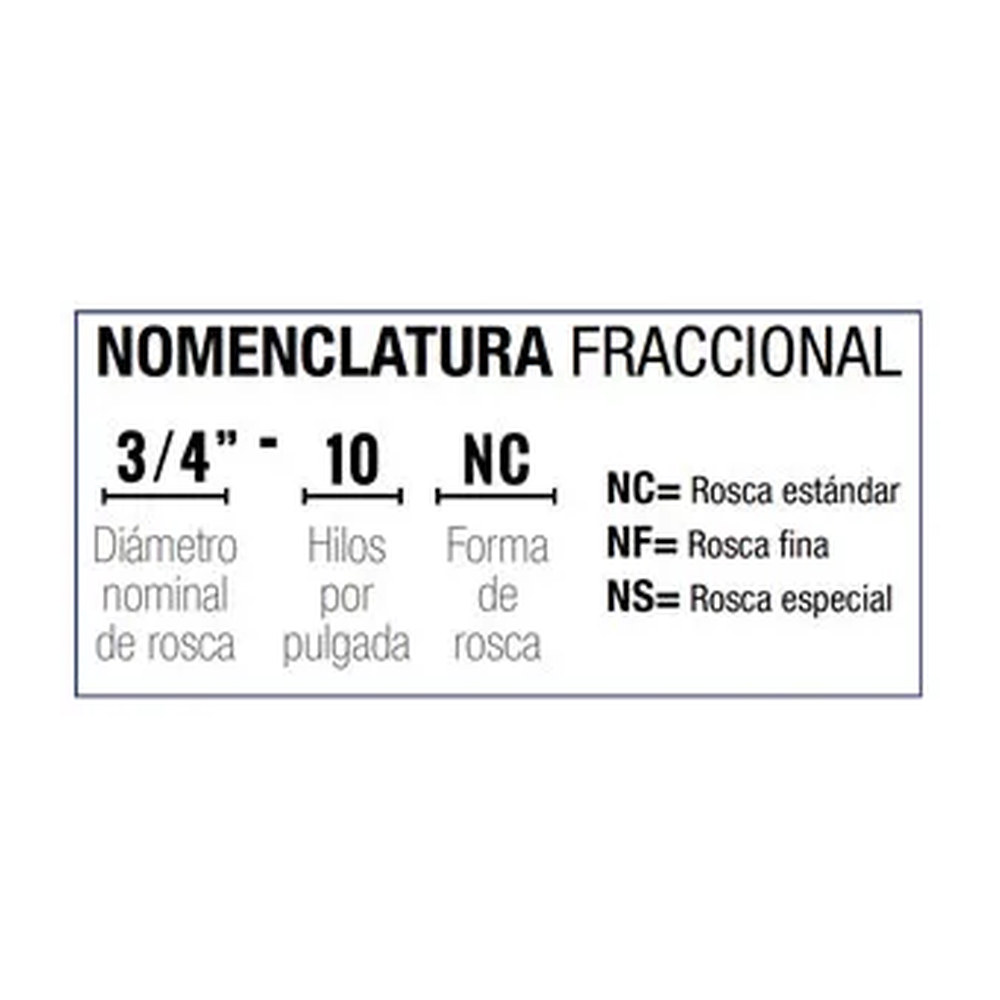 Juego de 3 Machuelos AAC 3/4"-10 NC - Imagen 4