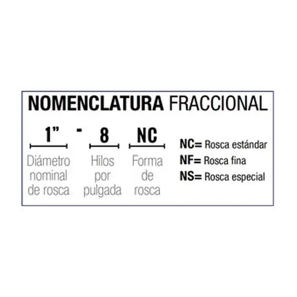 Juego de 3 Machuelos AAC 1"-8 NC - Imagen 4