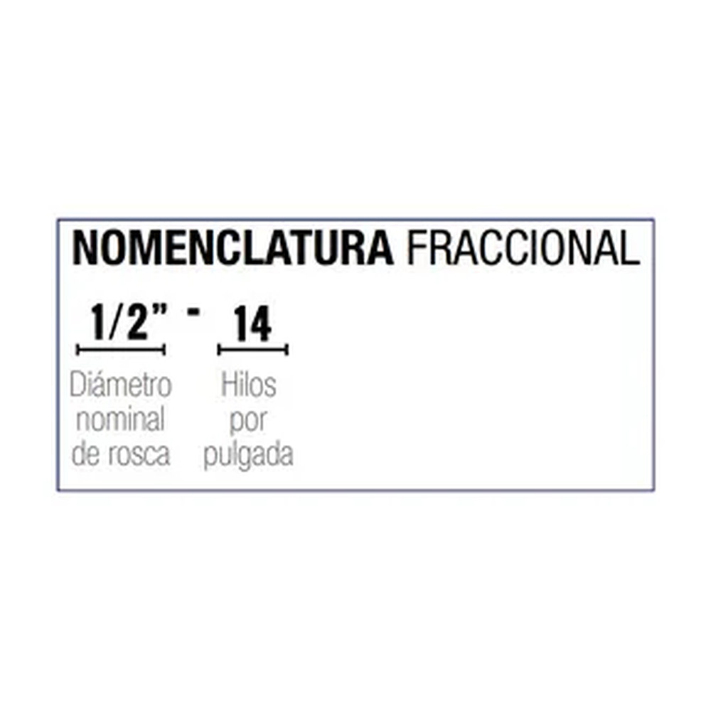 MACHUELO NPT 1/2"-14 AAC - Imagen 4