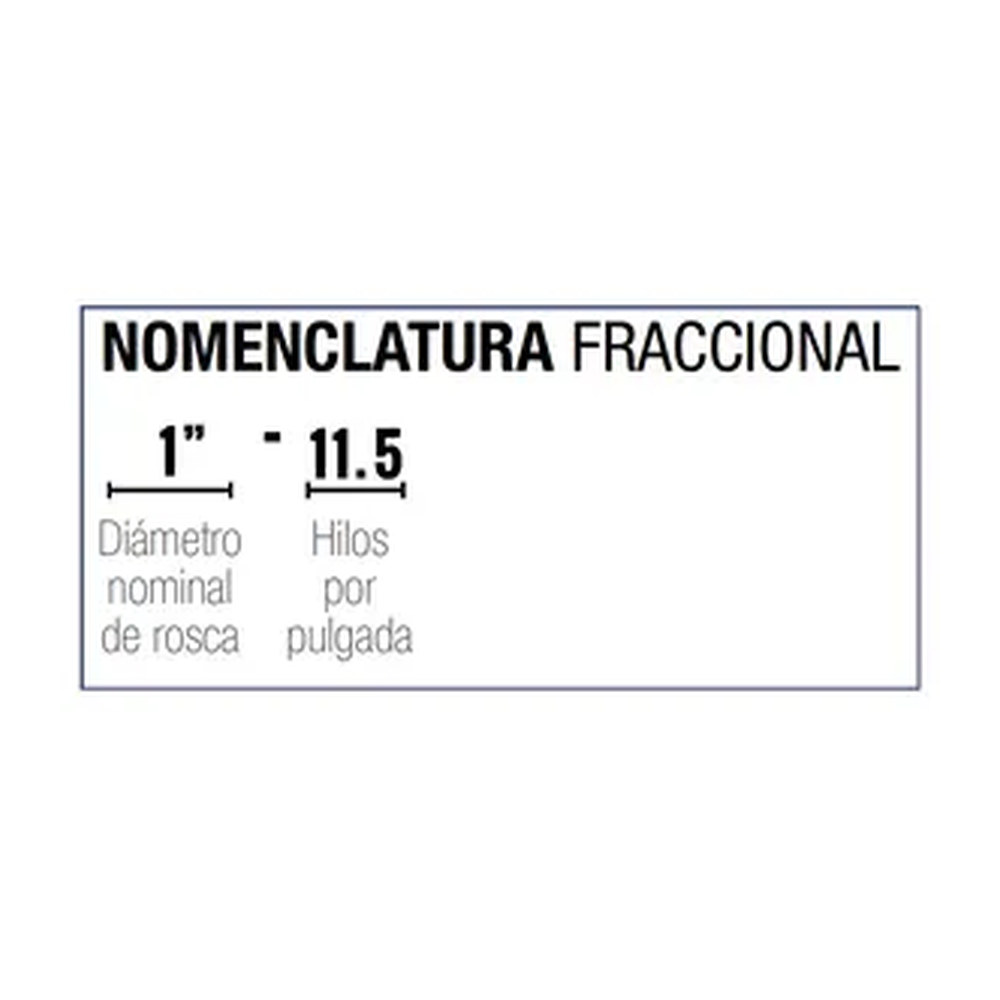 MACHUELO NPT 1-11-1/2" AAC - Imagen 4