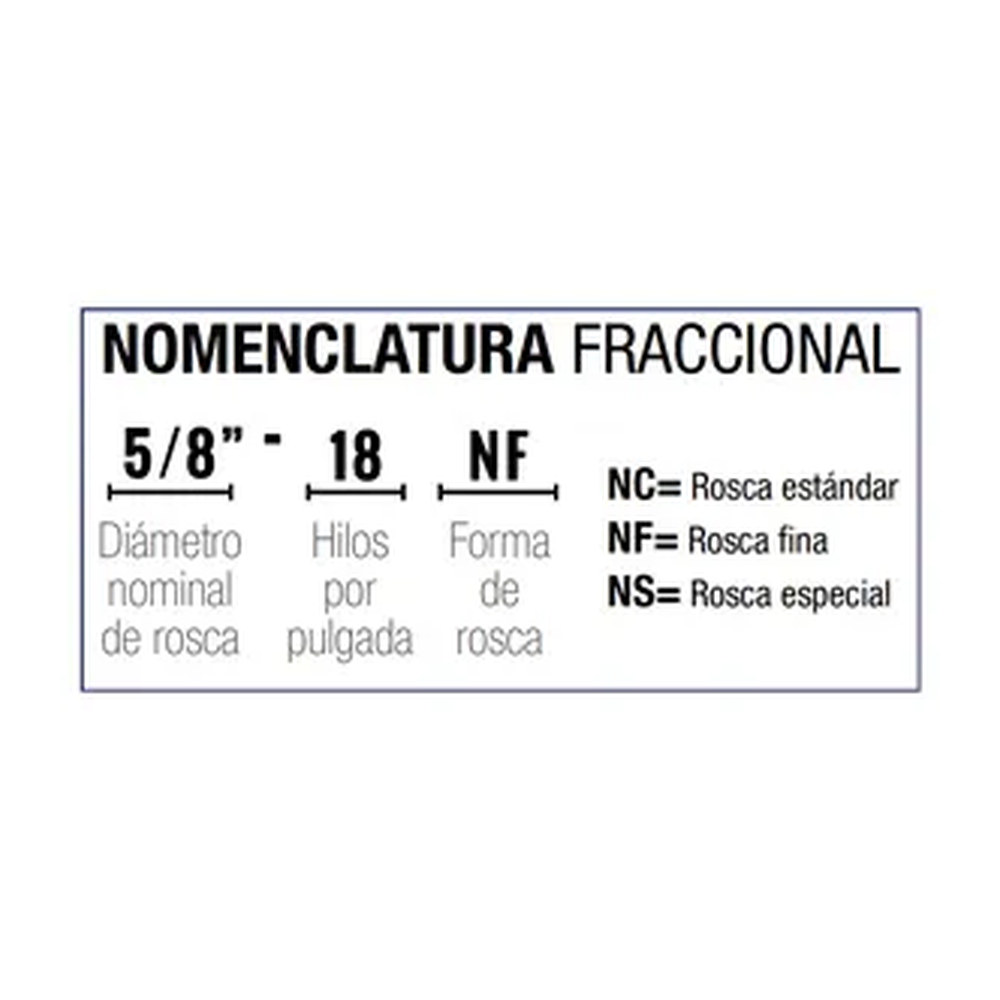 MACHUELO SEMICONICO AAC 5/8"-18 NF