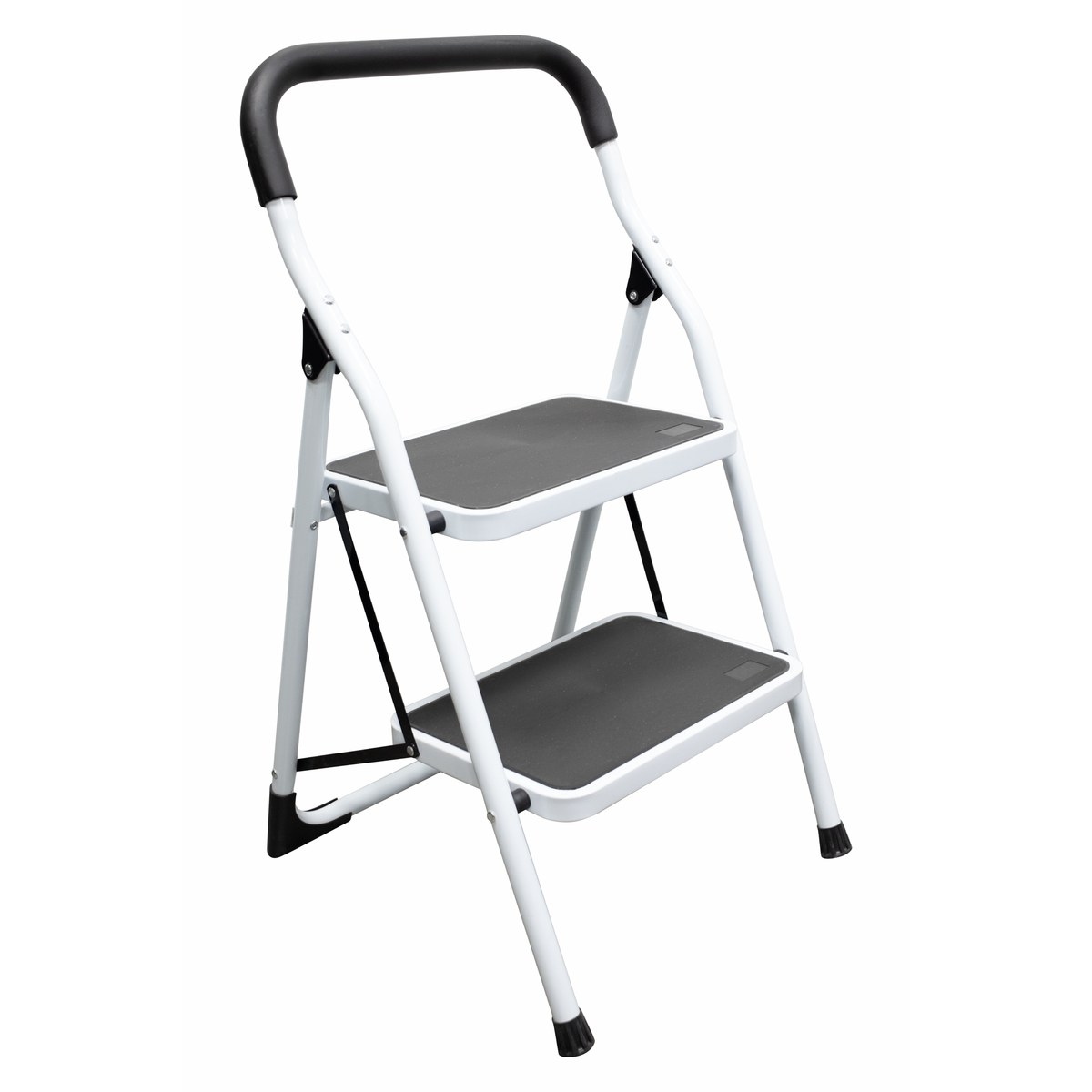 Escalera plegables tipo taburete de acero con 2 peldaños Surtek - Imagen 2