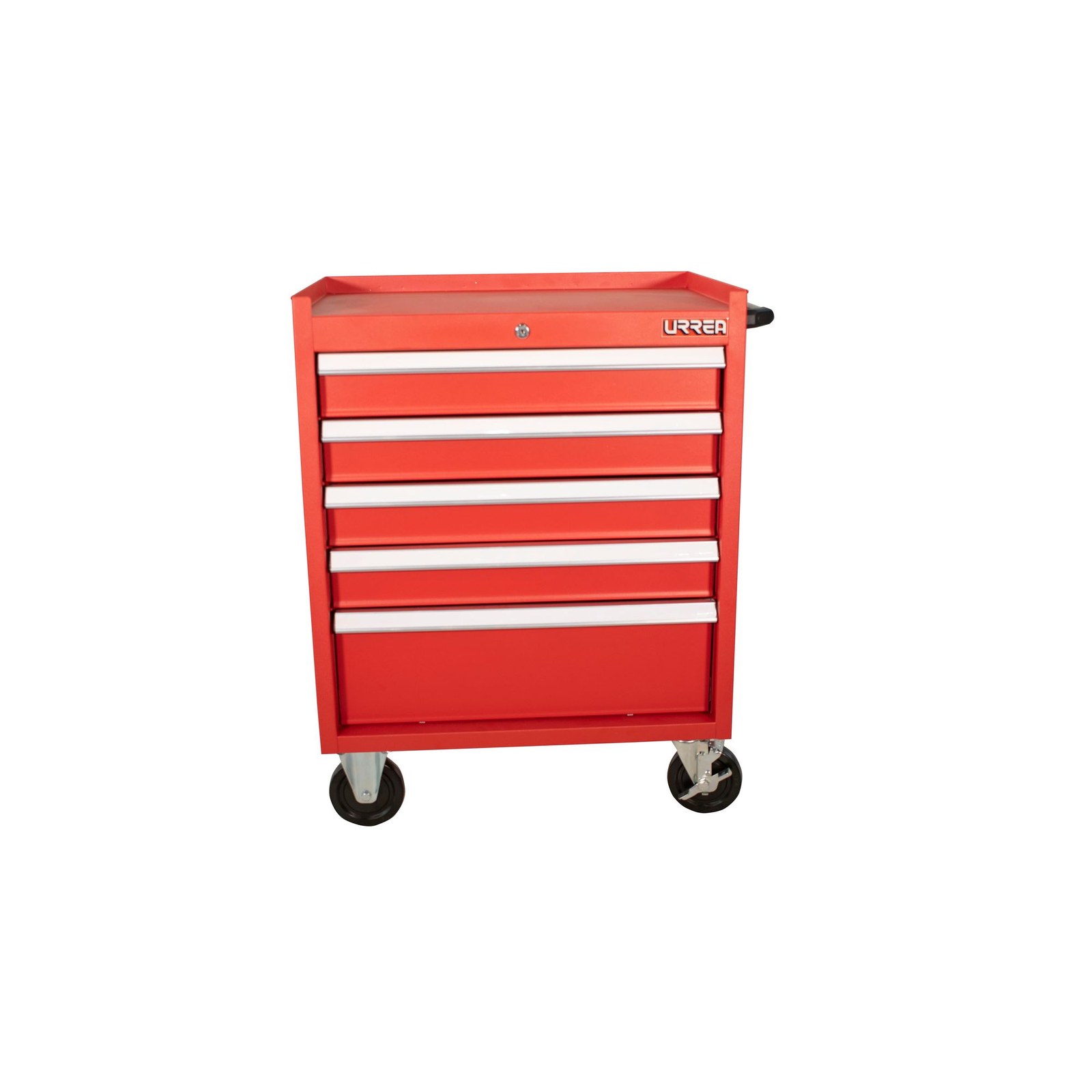 Gabinete móvil 5 gavetas color rojo serie EX 27" Urrea - Imagen 3