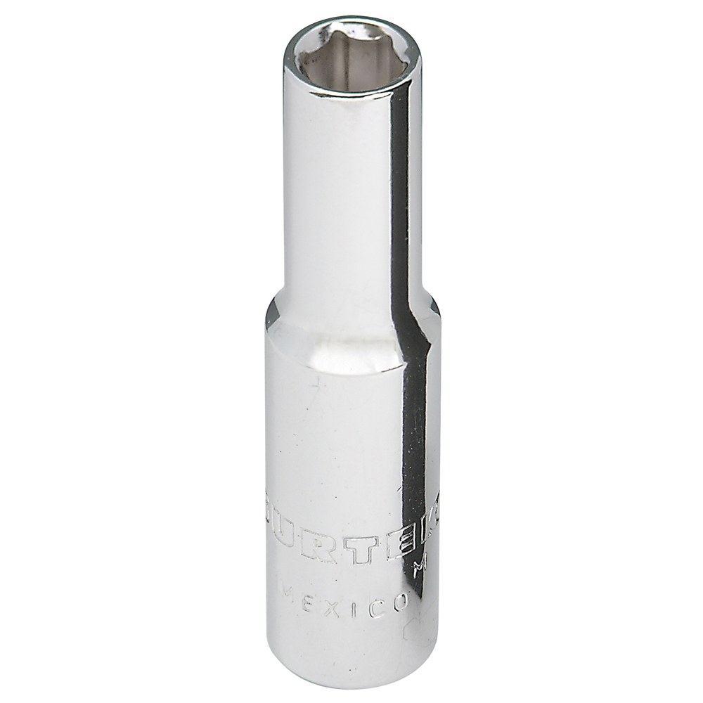 Dado largo cuadro de 1/4", 6 puntas, en pulgadas, 1/4" Surtek