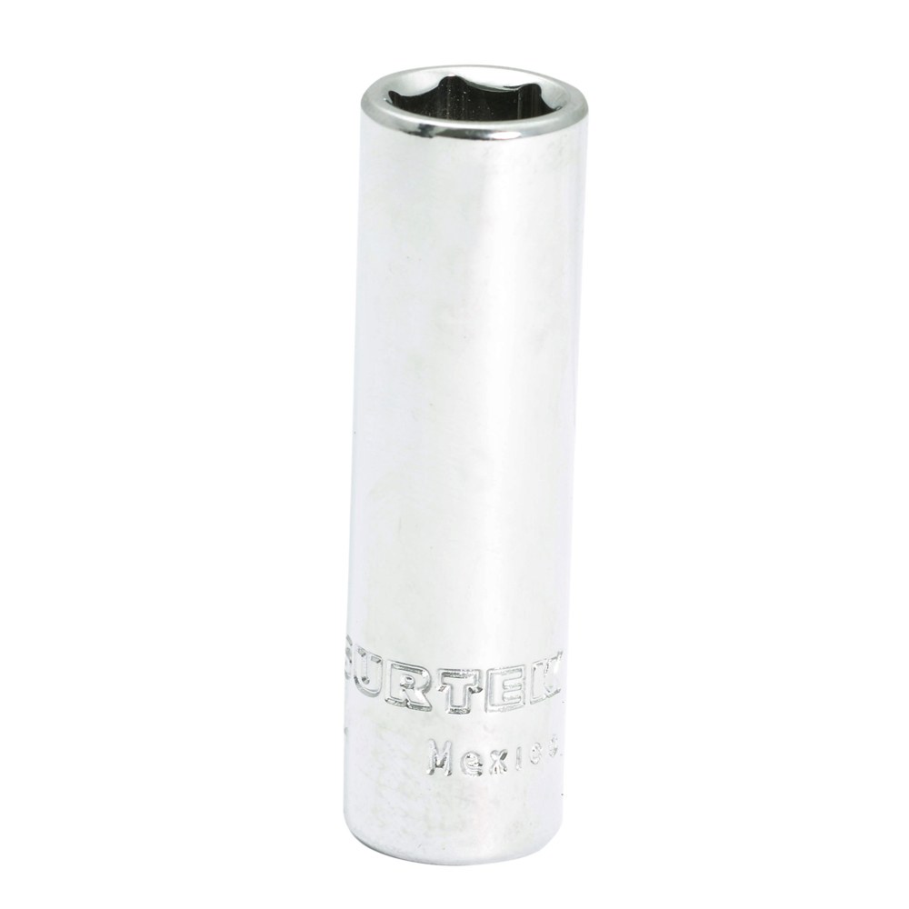 Dado largo cuadro de 1/4", 6 puntas, en pulgadas, 9/16" Surtek