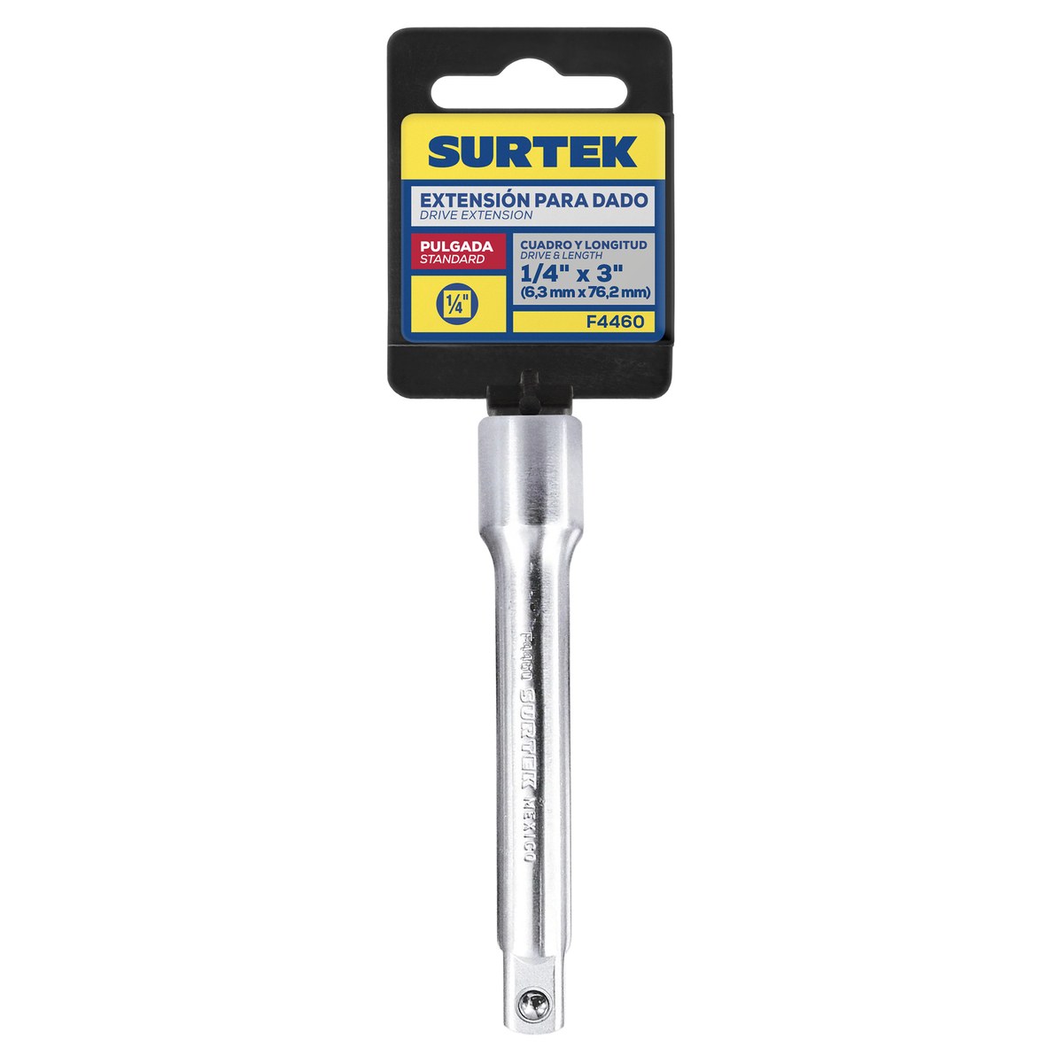 Extensión para dado cuadro de 1/4", 3" Surtek - Imagen 2