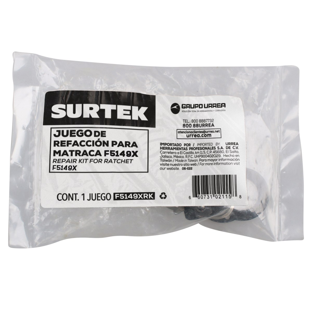 Juego de refacción para matraca reversible F5149X Surtek - Imagen 2