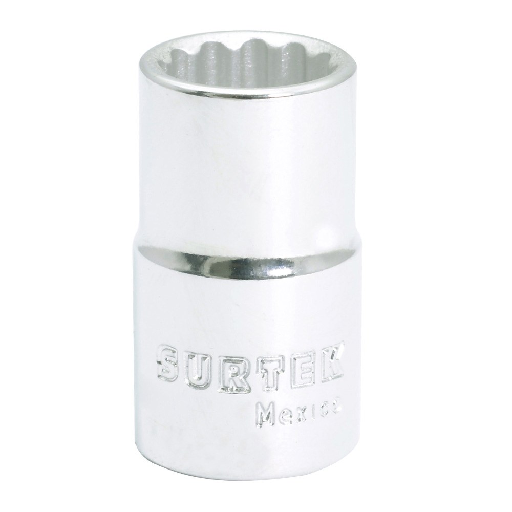 Dado en pulgadas cuadro de 1/2", 12 puntas, 5/16" Surtek