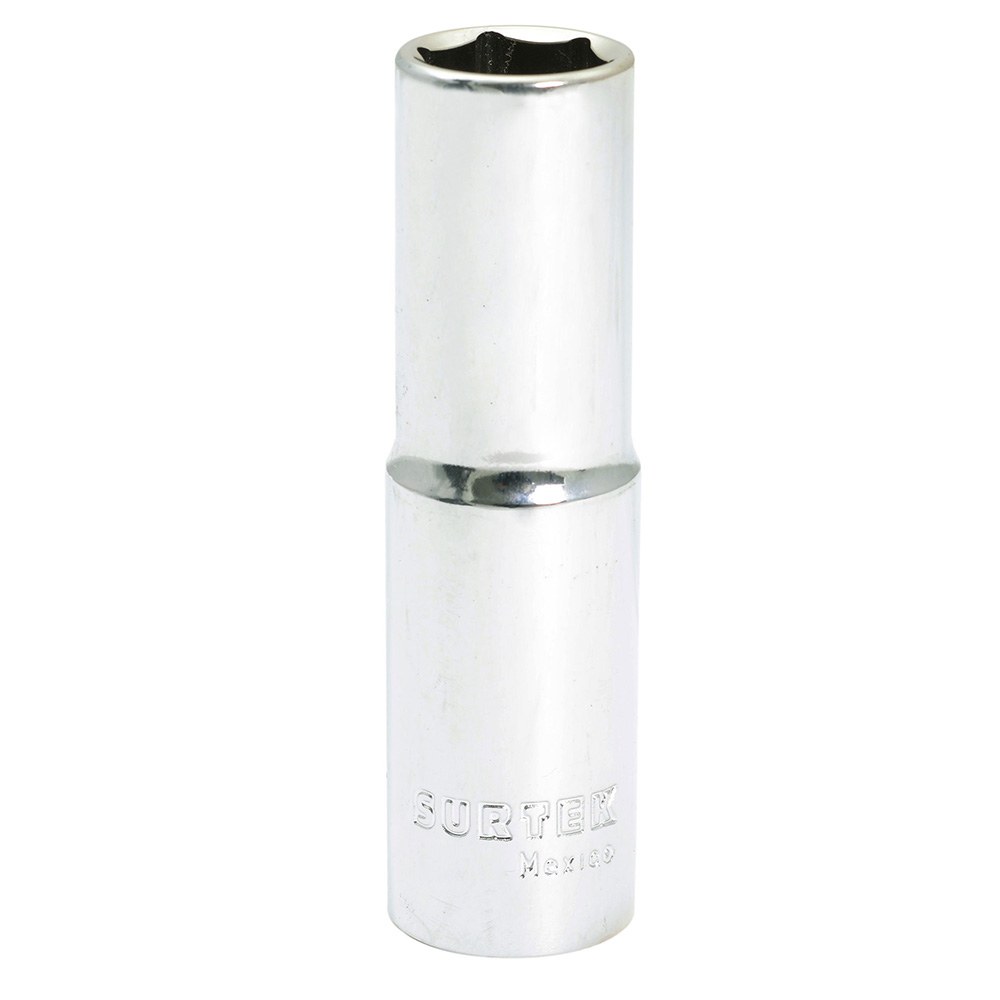 Dado largo cuadro de 1/2", 6 puntas, en pulgadas, 1/2" Surtek
