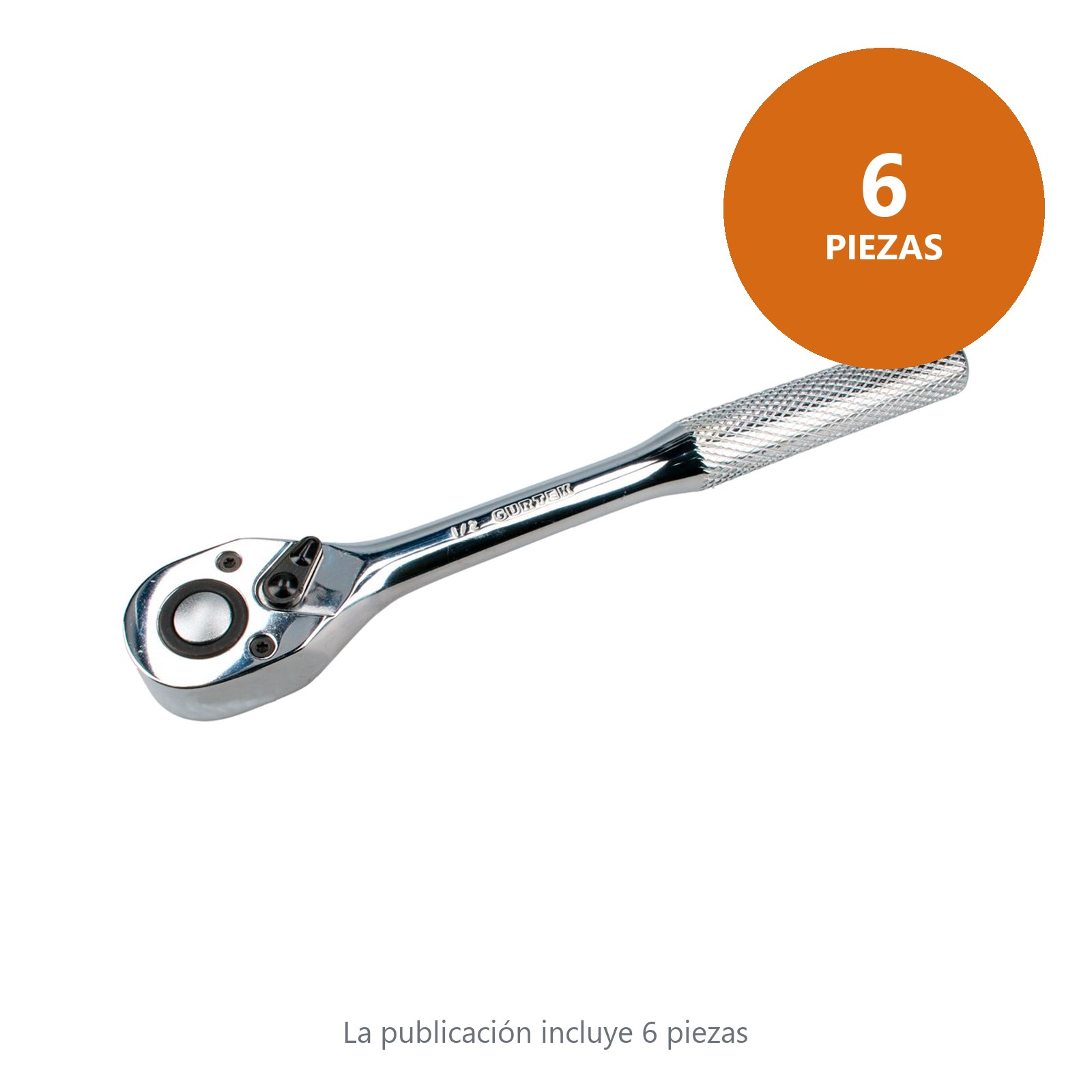 Matraca reversible cromada, quick release, para dado cuadro de 1/2" Surtek - Imagen 3