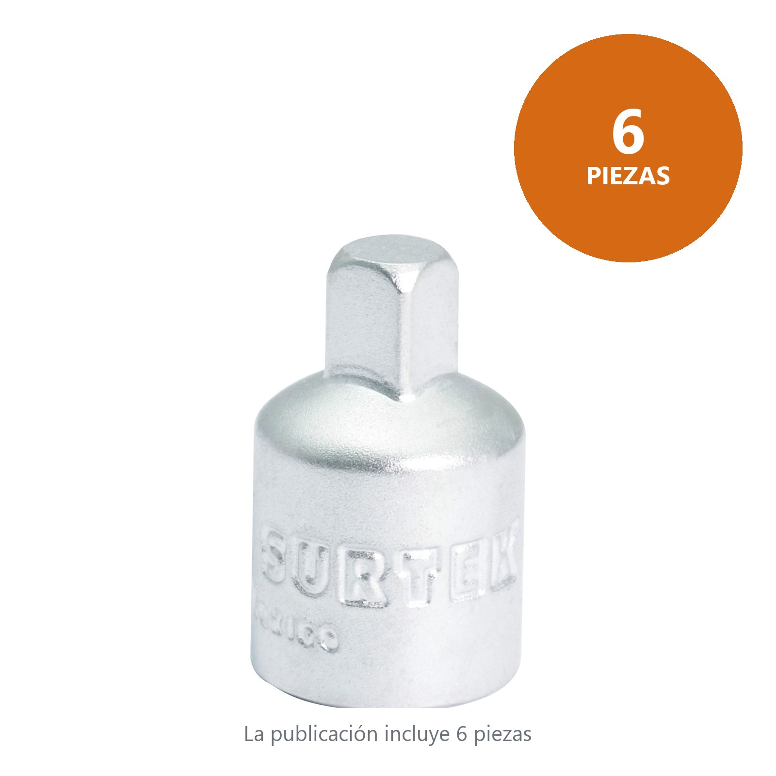 Adaptador para dado cuadro de 3/4" hembra a 1/2" macho Surtek - Imagen 3