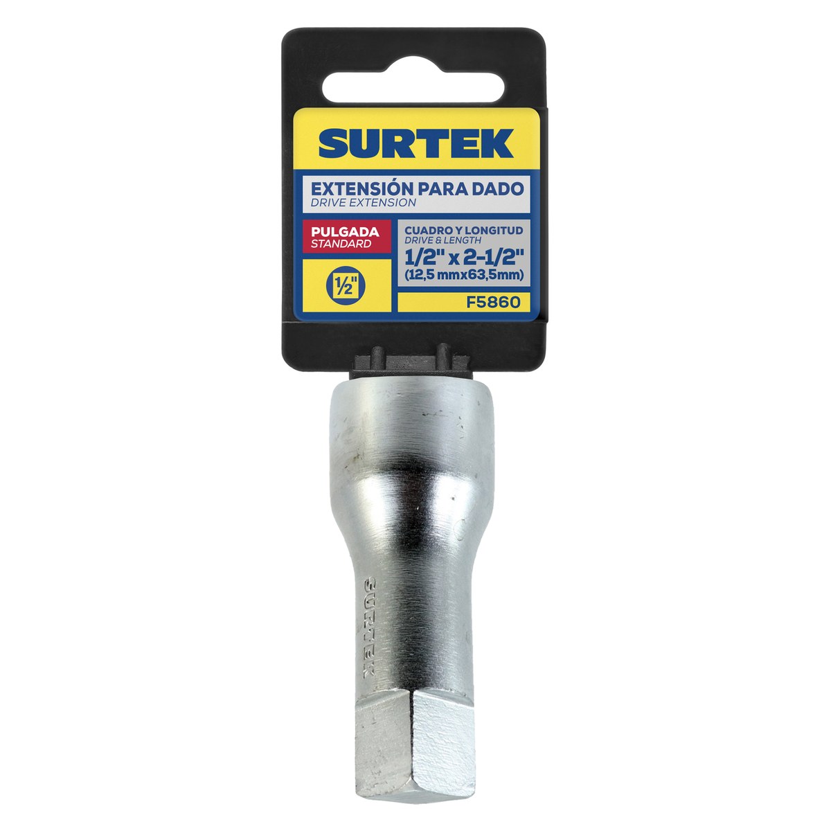 Extensión para dado cuadro de 1/2", 2-1/2" Surtek - Imagen 2