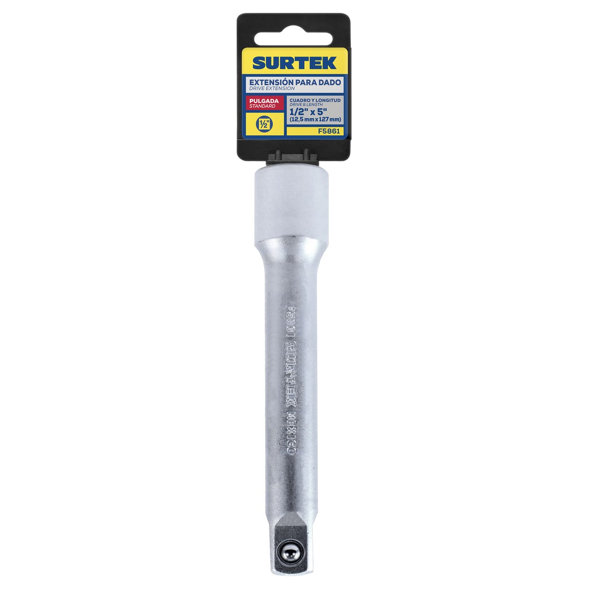 Extensión para dado cuadro de 1/2", 5" Surtek - Imagen 2