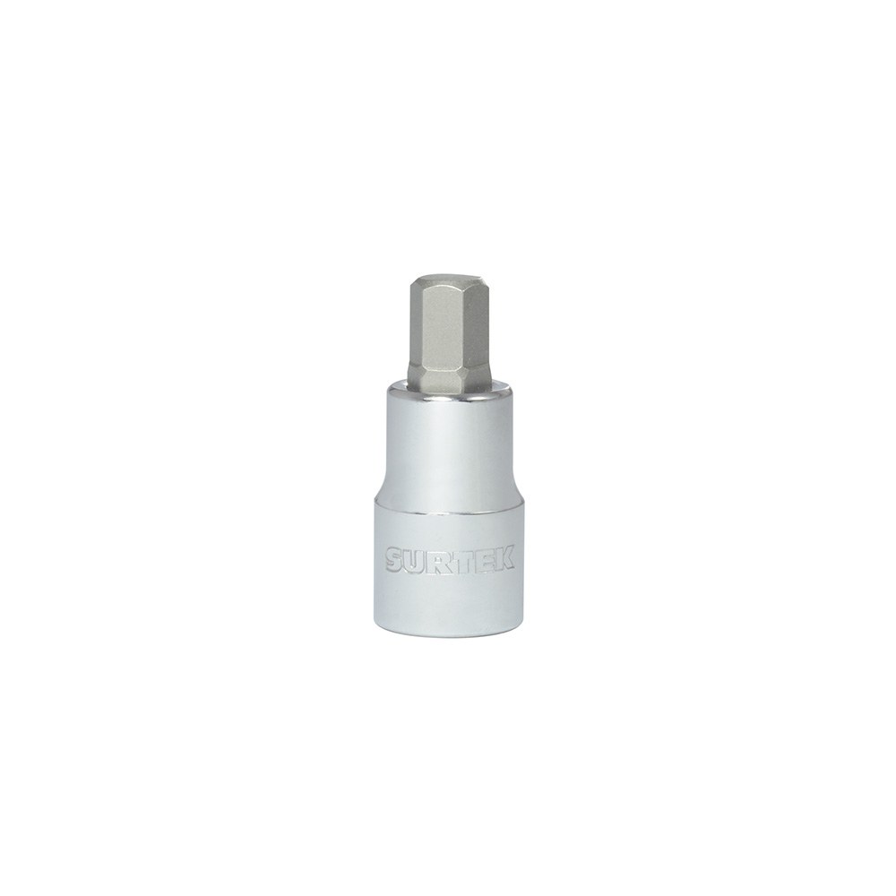 Dado con punta hexagonal cuadro de 1/2", métrico, 6 mm Surtek