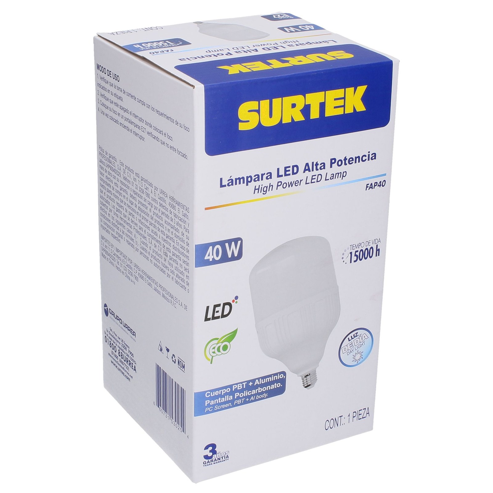 Lámpara de LED alta potencia, 40 W Surtek - Imagen 2