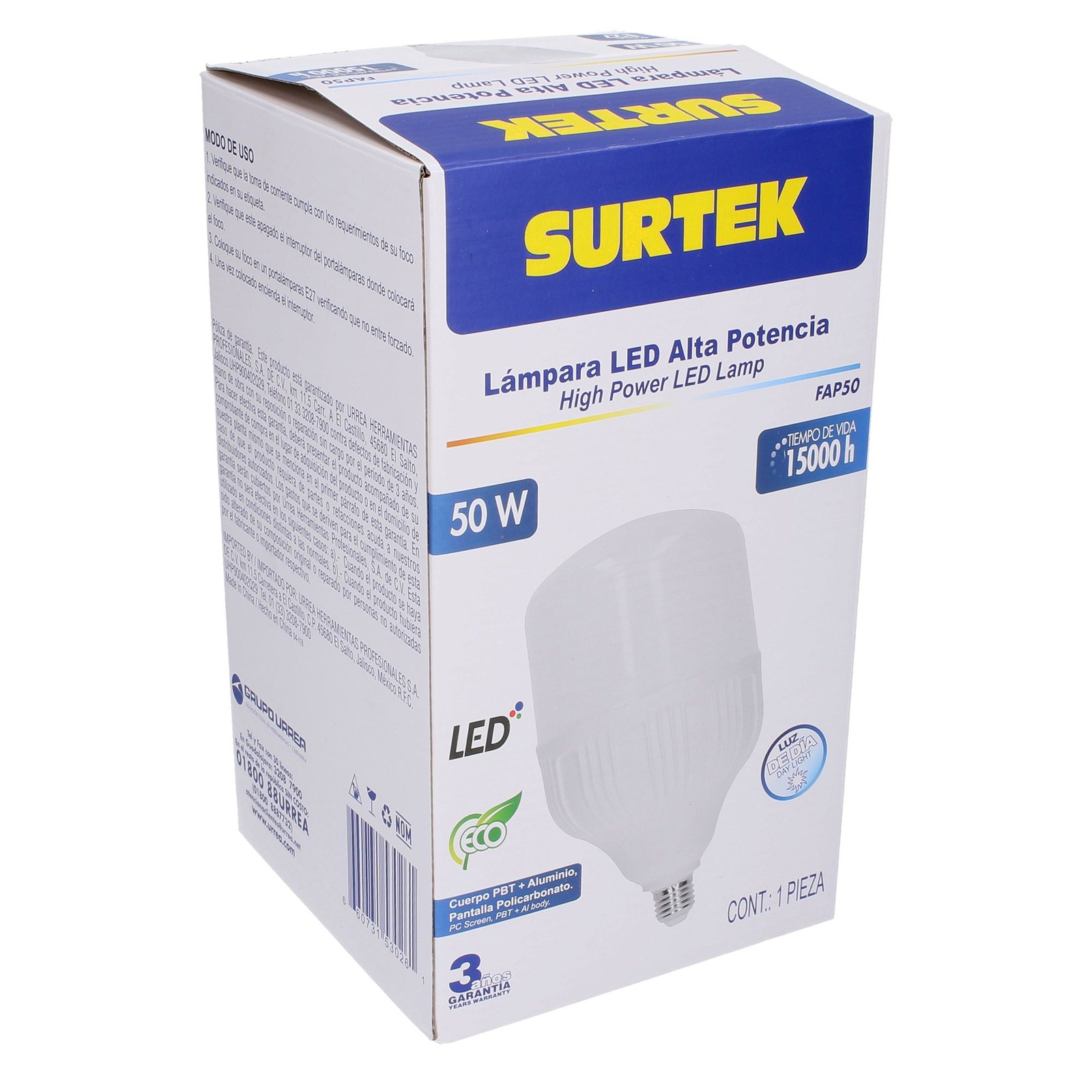 Lámpara de LED alta potencia, 50 W Surtek - Imagen 2