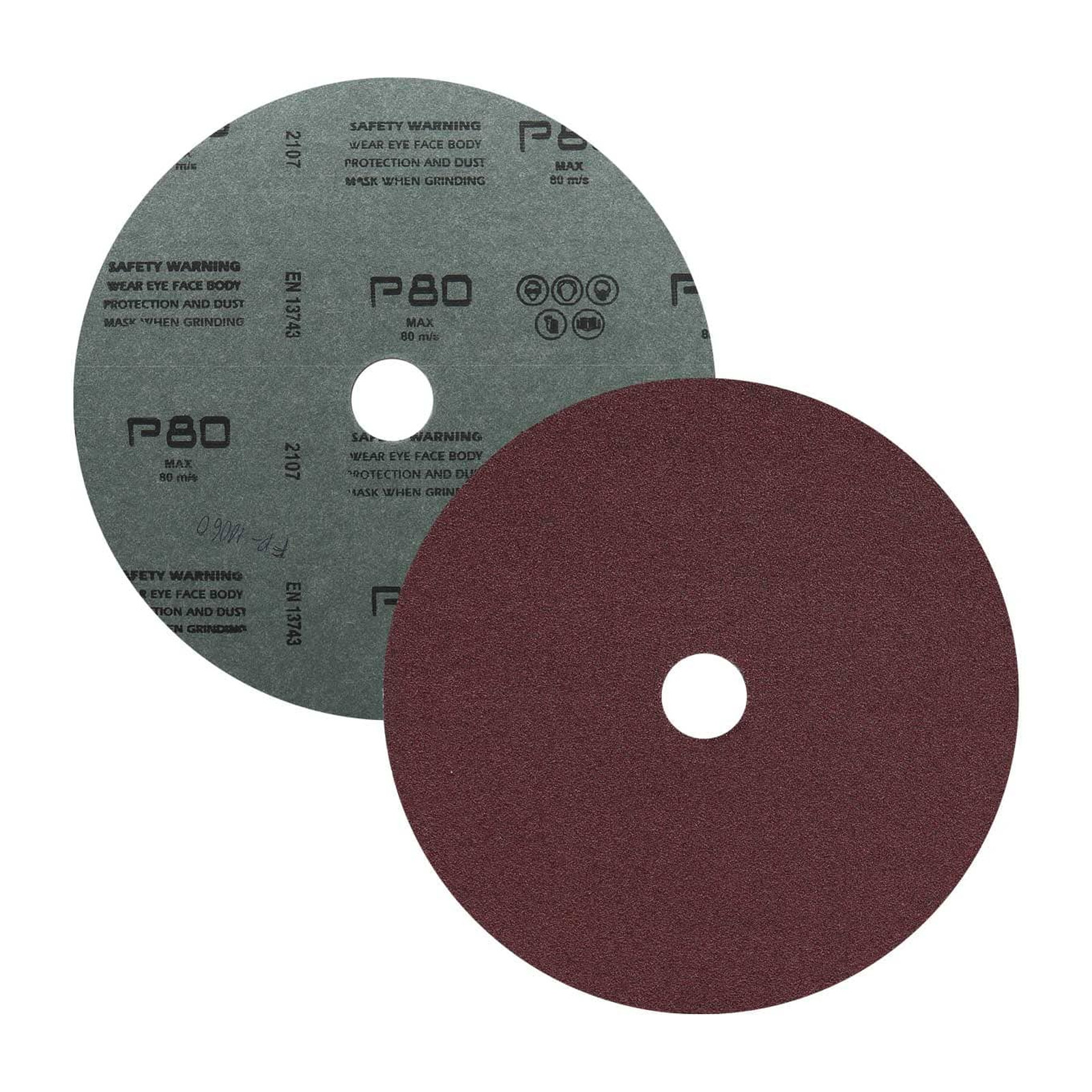 Fibrodisco de Óxido de Aluminio WESTON 7" x 7/8" Grano 80