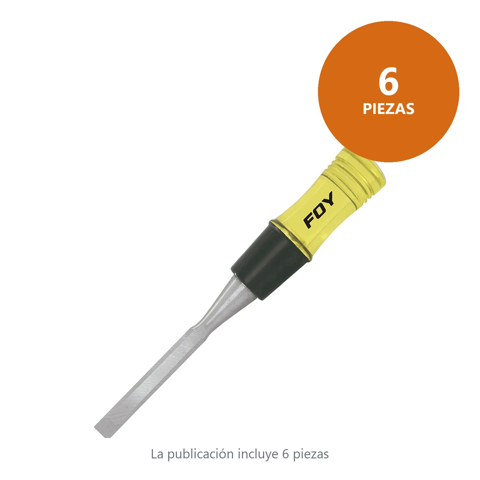 Formón para madera con mango plástico 5/8" Foy - Imagen 2