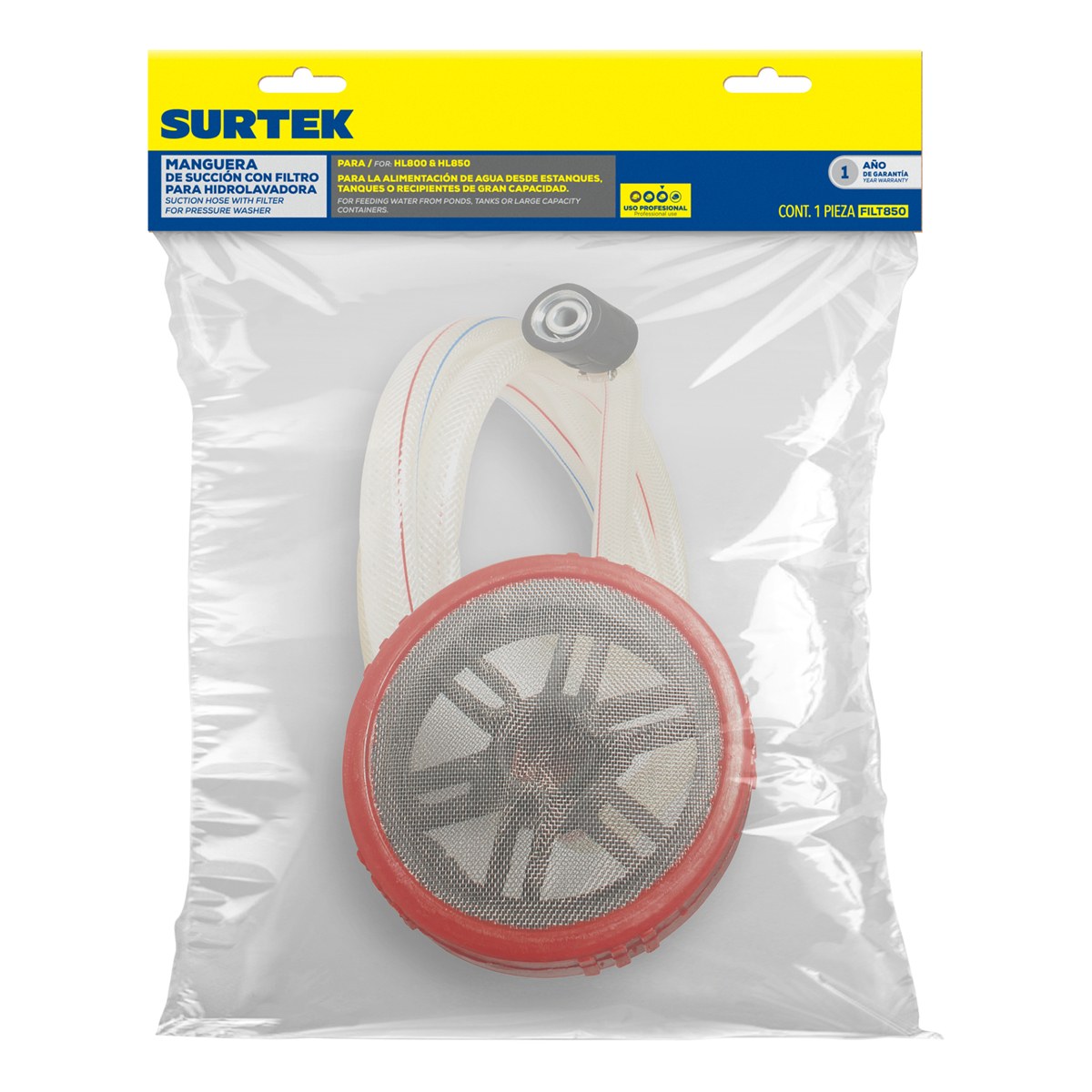 Filtro para hidrolavadoras eléctricas HL800 y HL850 Surtek - Imagen 2