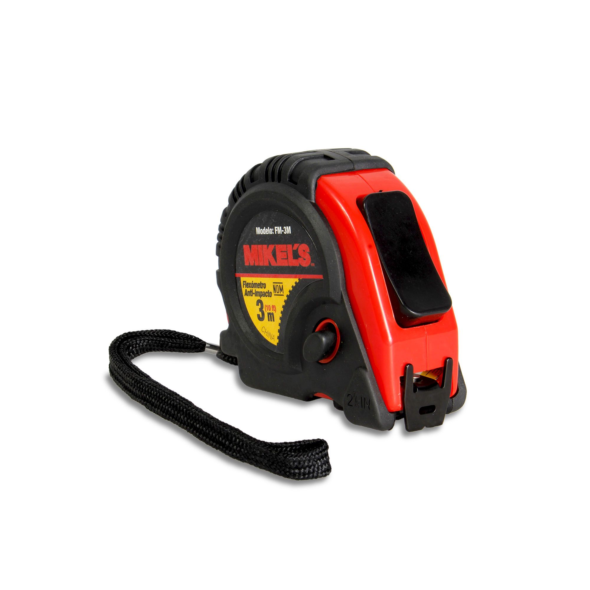 MIKELS FM-3M Flexómetro Anti-Impacto 3 mts - Imagen 2