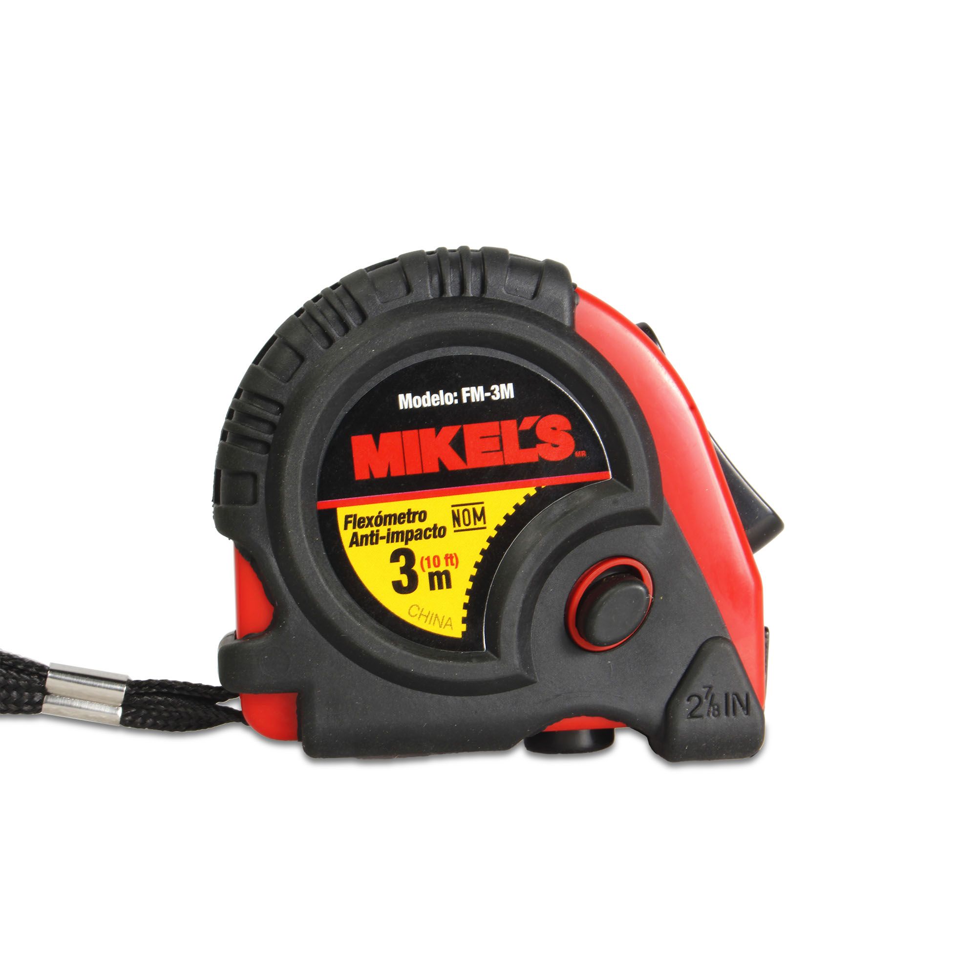MIKELS FM-3M Flexómetro Anti-Impacto 3 mts - Imagen 4