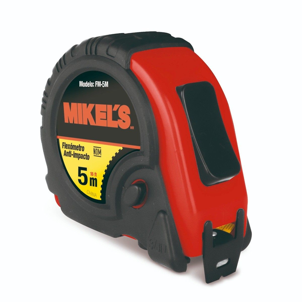 MIKELS FM-5M Flexómetro Anti-Impacto 5 mts