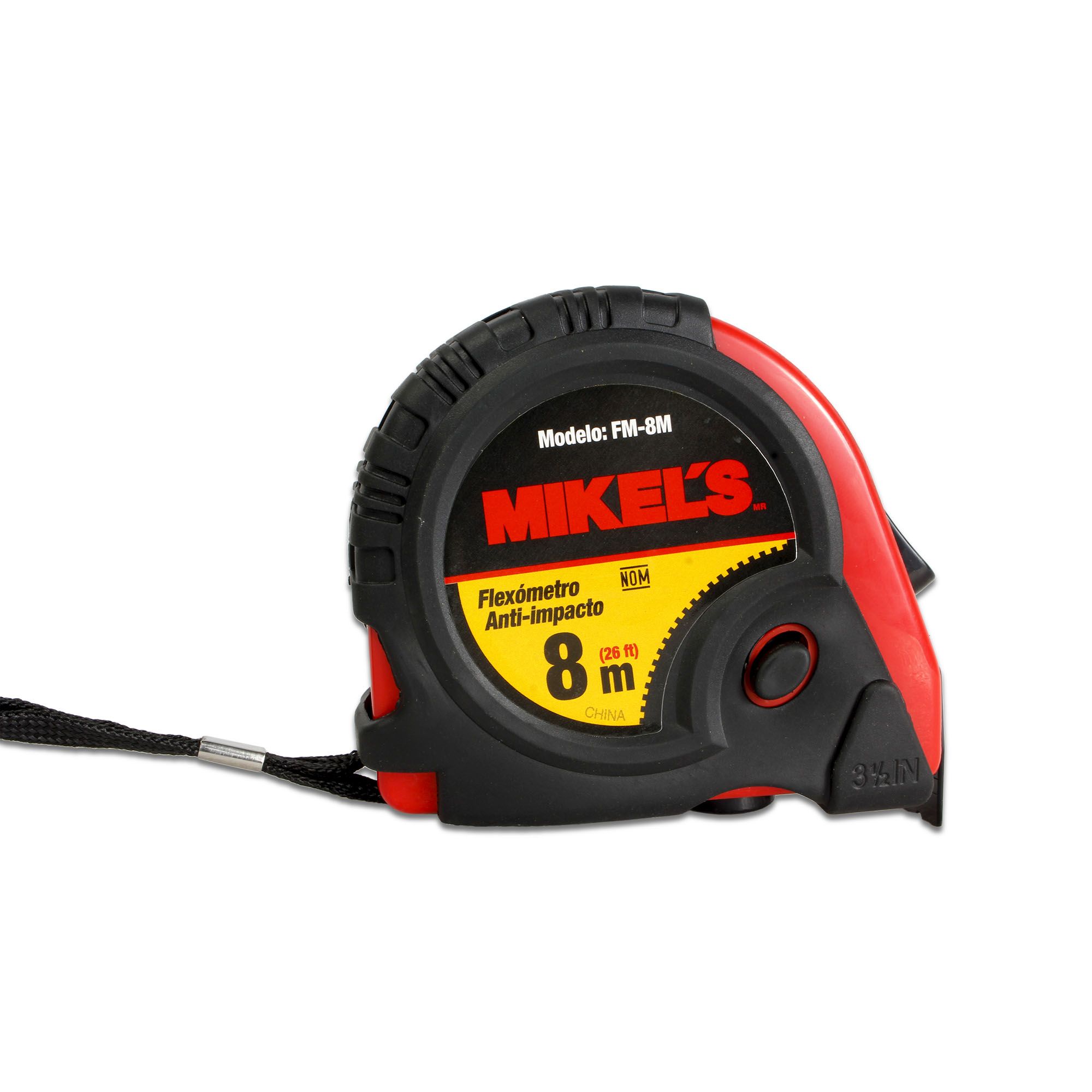 MIKELS FM-8M Flexómetro Anti-Impacto 8 mts - Imagen 4