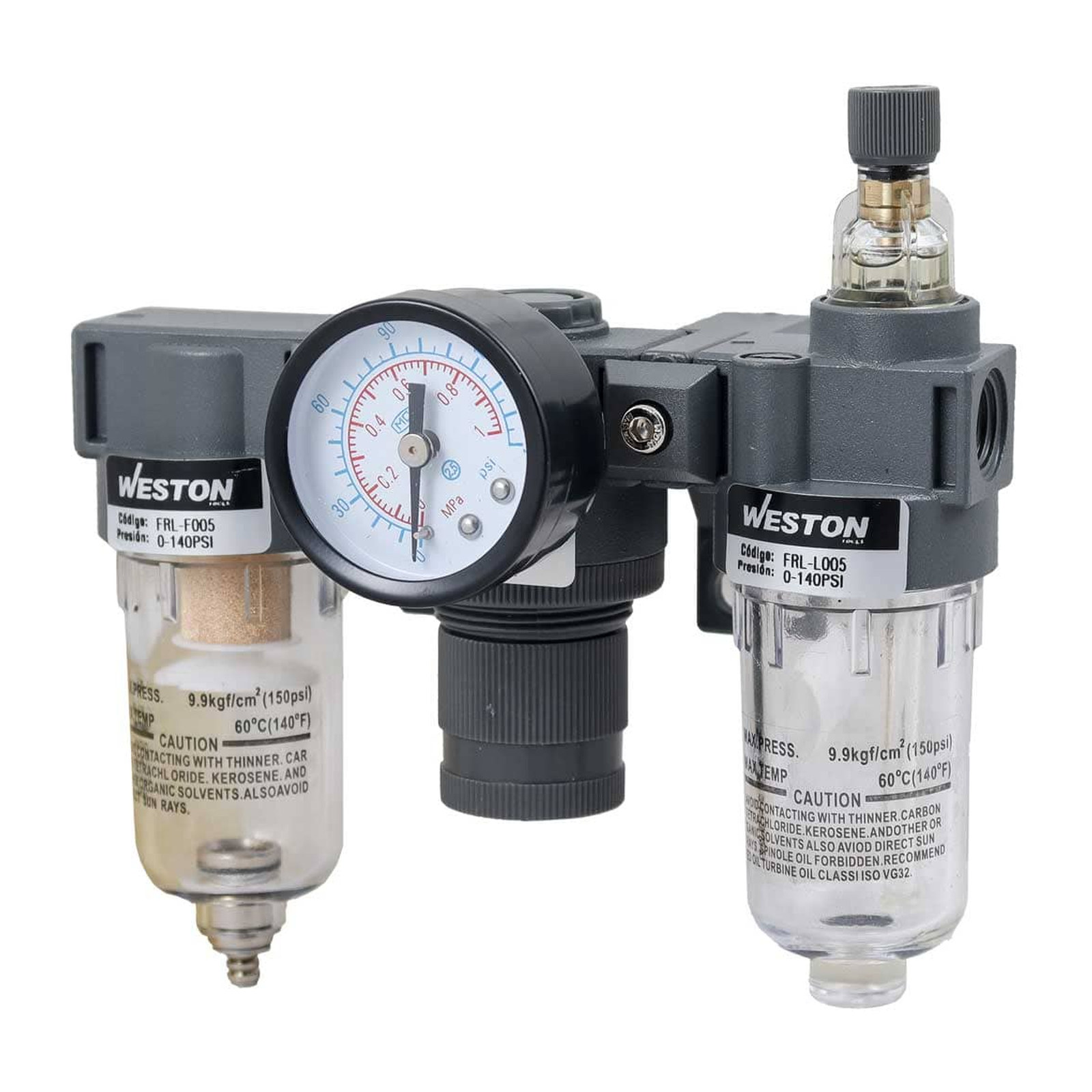 Unidad FRL 3 Elementos 1/4" NPT Weston