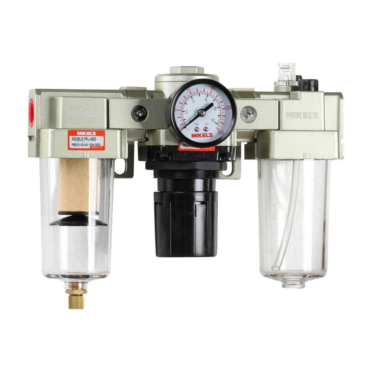 MIKELS FRL-4000 Filtro regulador y lubricador (1/2") - Imagen 3