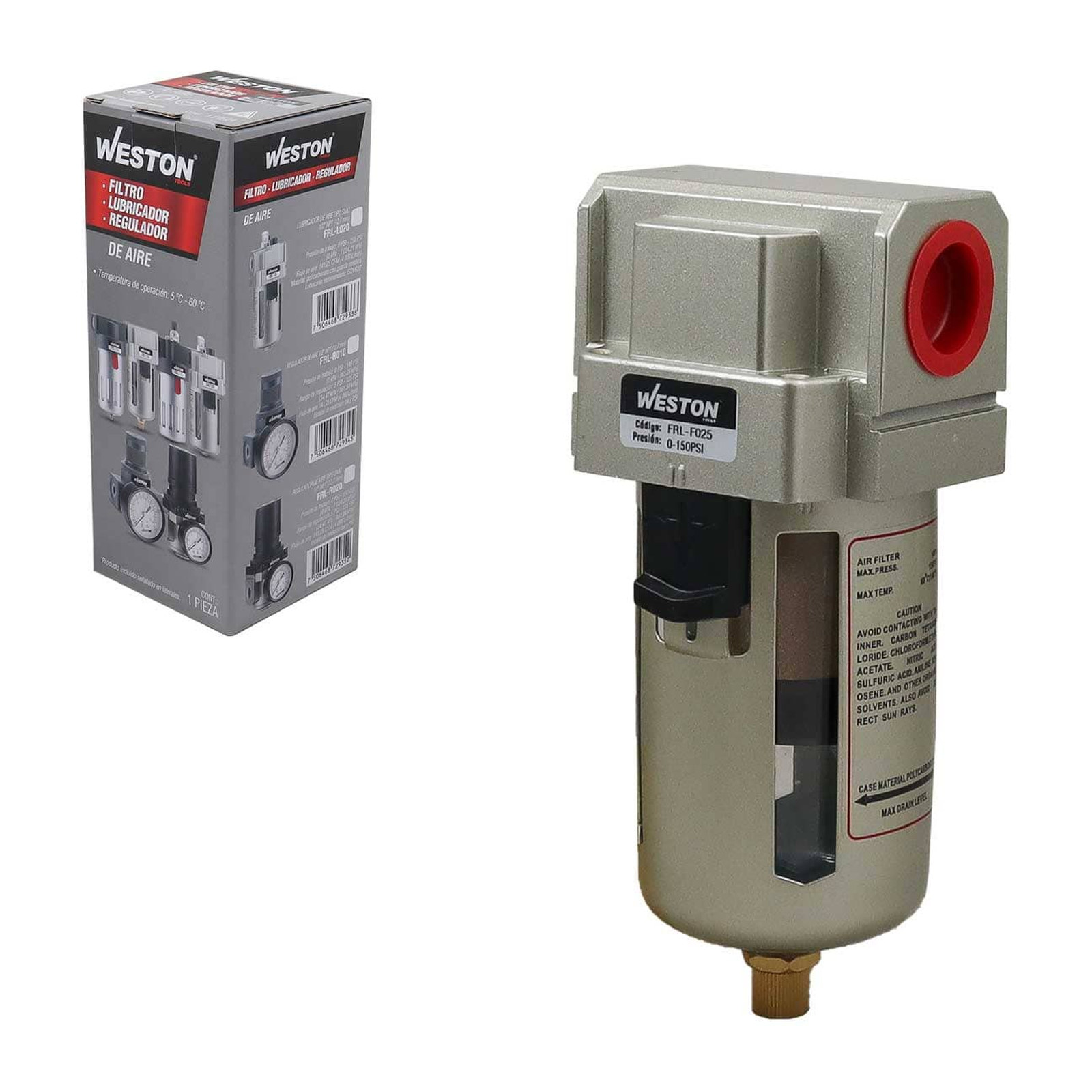 Filtro de Aire Tipo SMC 3/4" NPT Weston