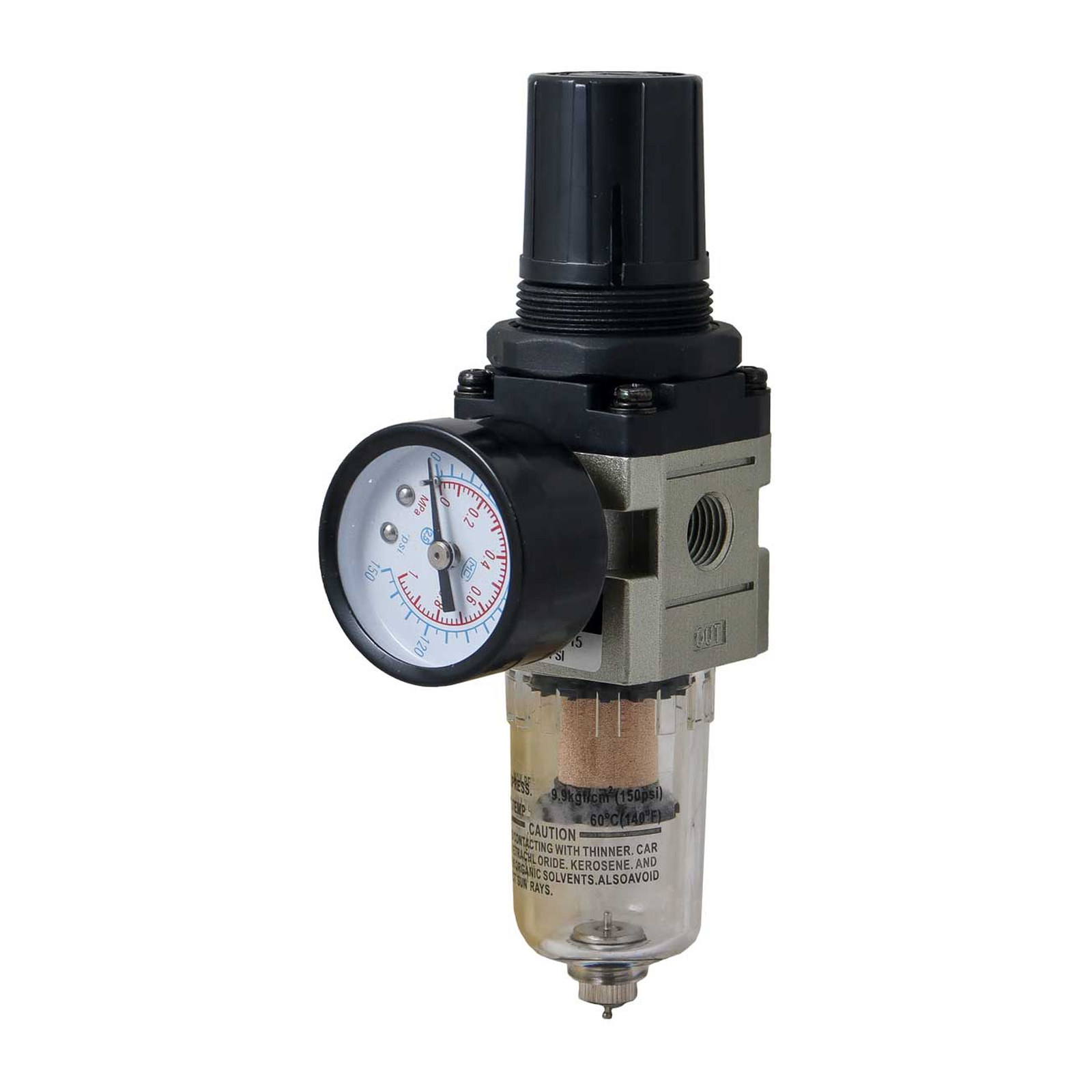 Filtro Regulador de Aire Tipo SMC 1/4" NPT Weston