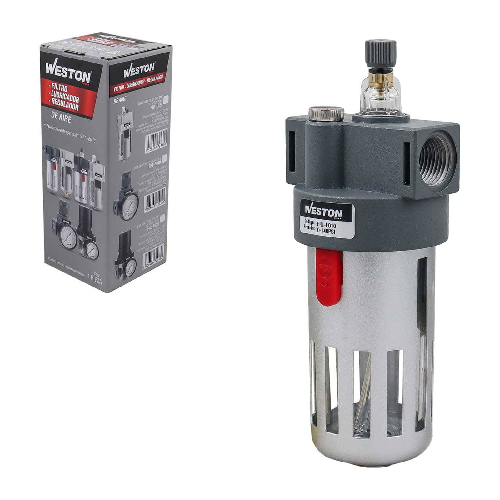 Lubricador de Aire 1/2" NPT Weston
