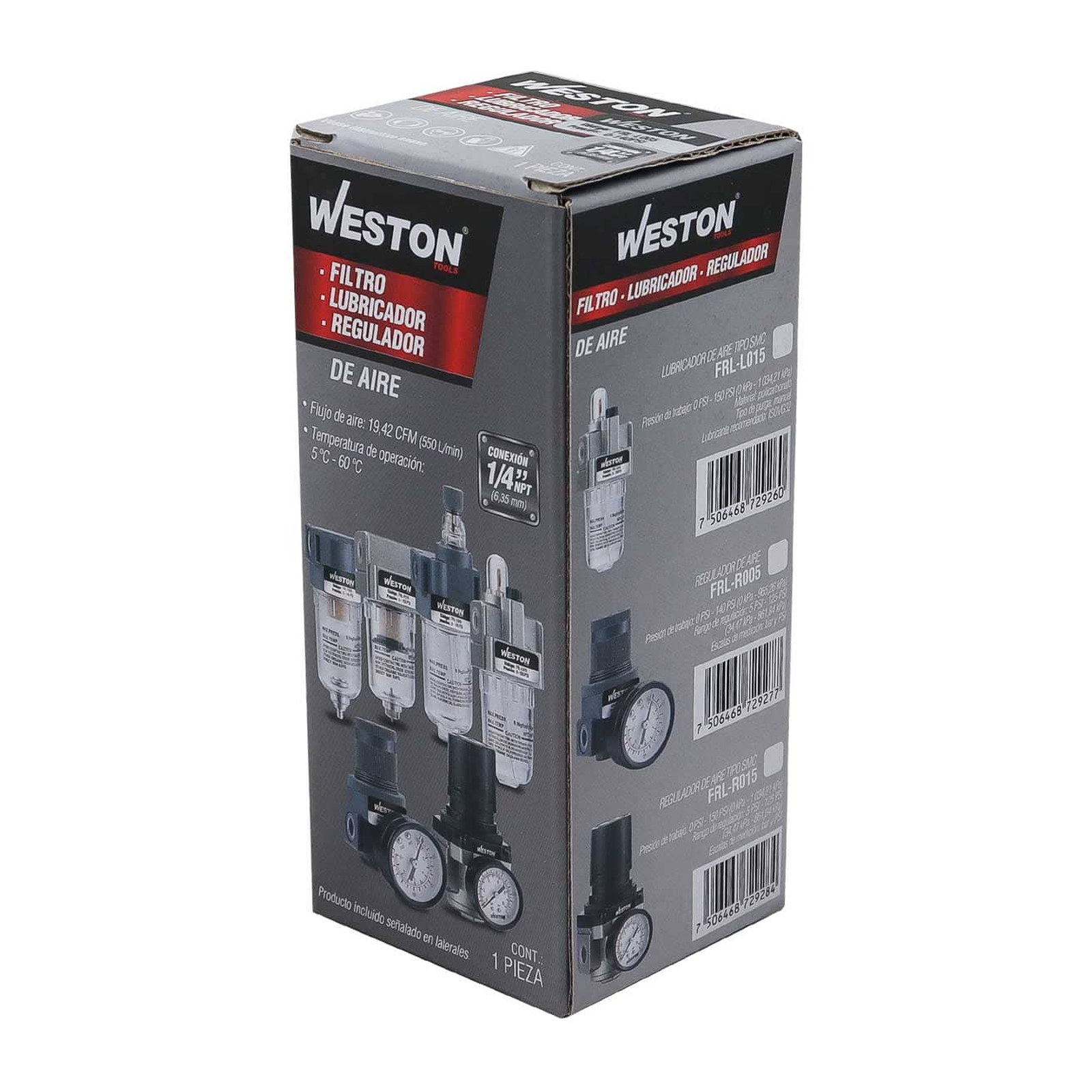 REGULADOR DE AIRE 1/4" NPT - Imagen 3