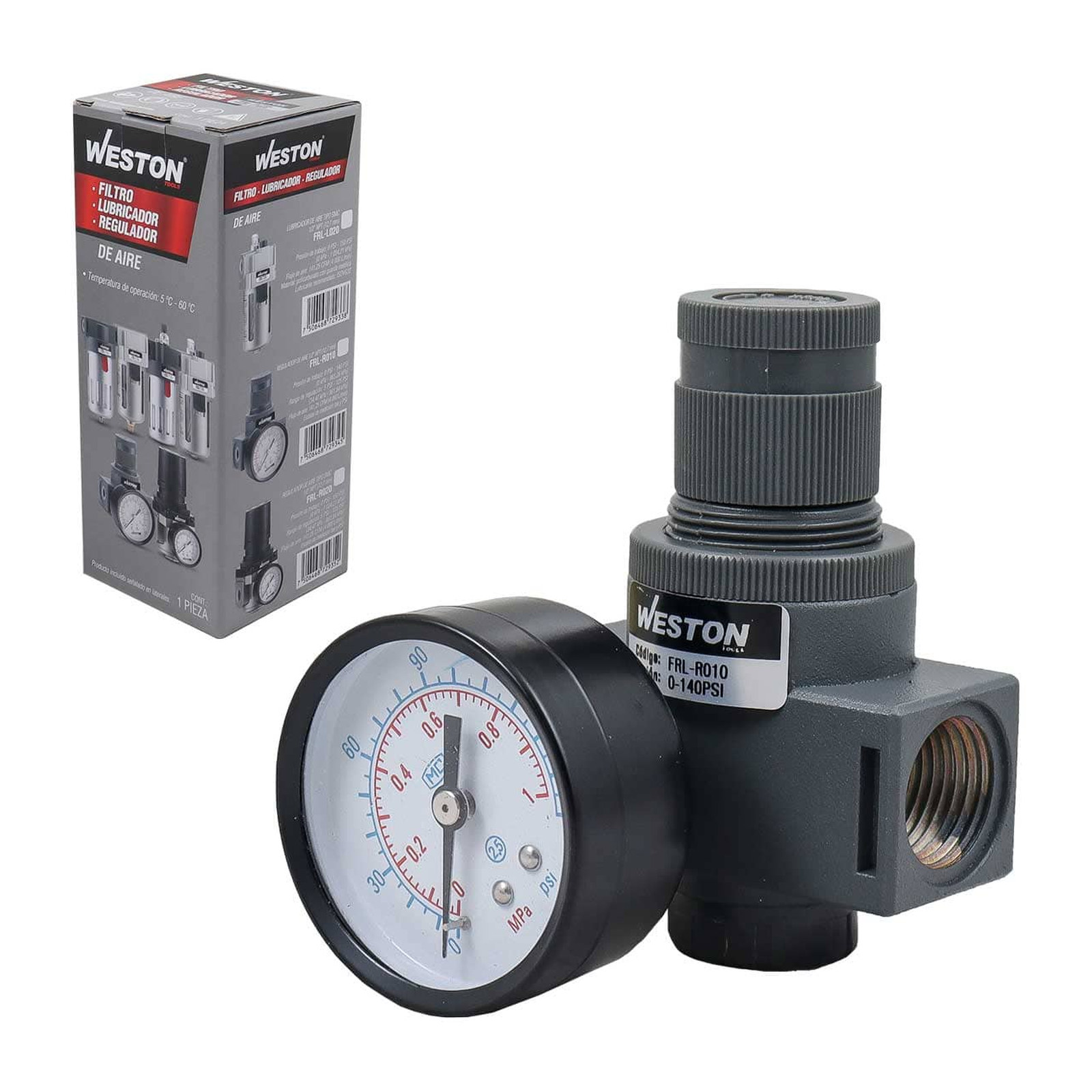 Regulador de Aire 1/2" NPT WESTON