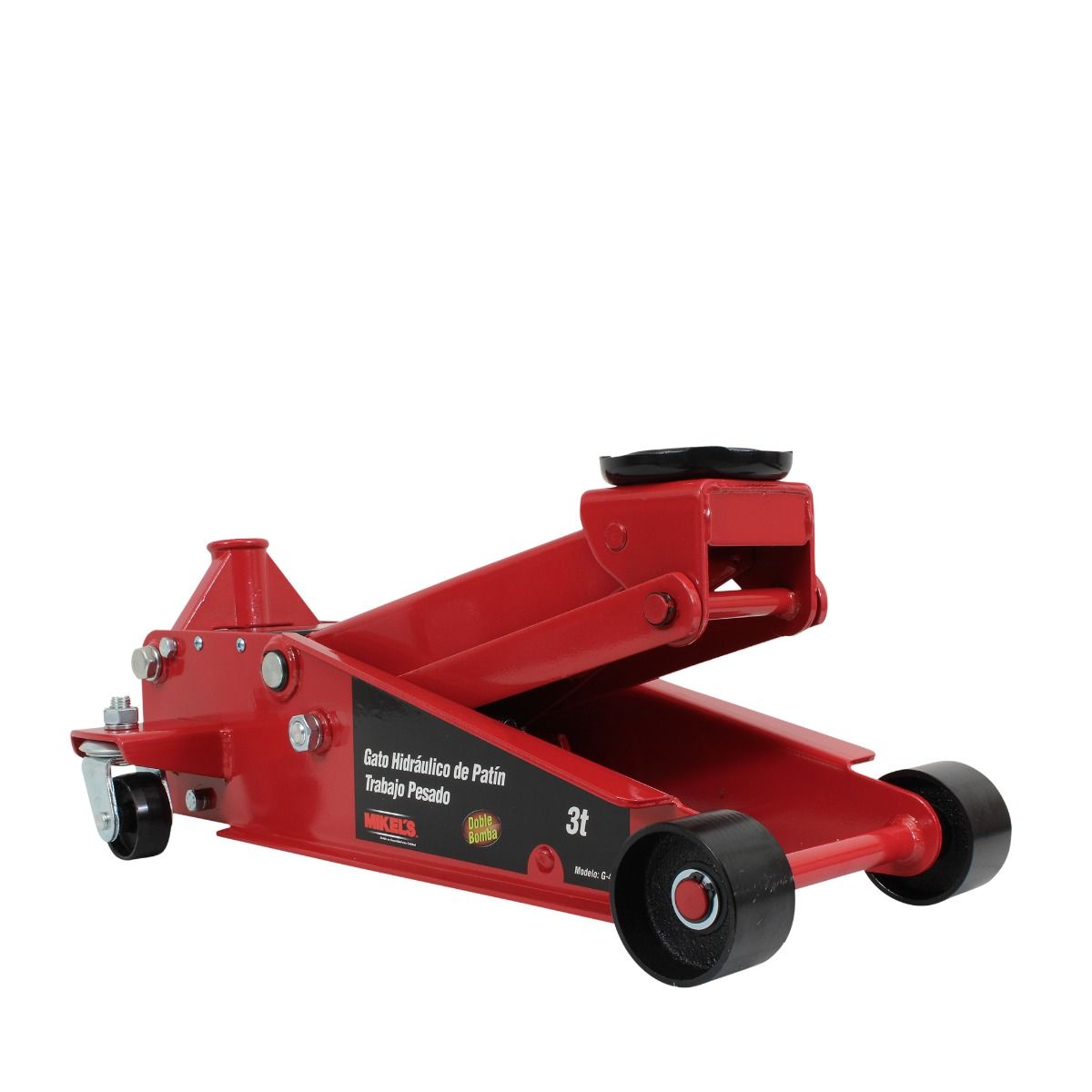 MIKELS G-489 Gato hidráulico de patín Trabajo Pesado (3 ton) - Imagen 2