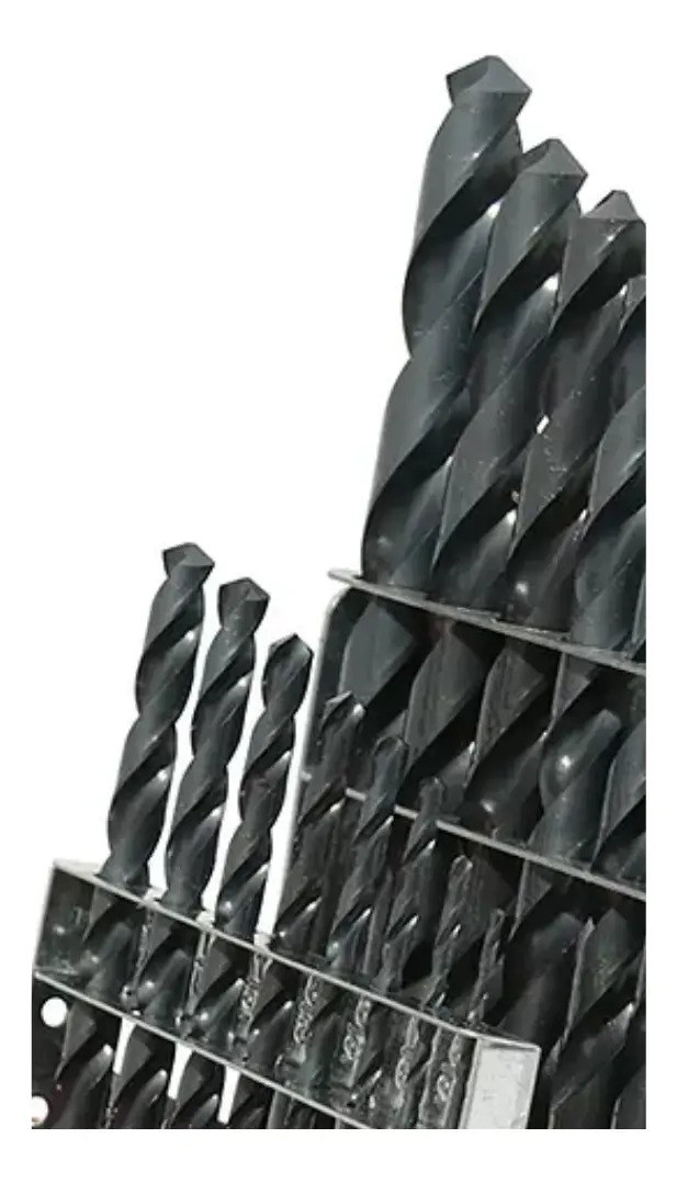 Juego de brocas negras de acero de alta velocidad zanco recto, 15 piezas Urrea - Imagen 2