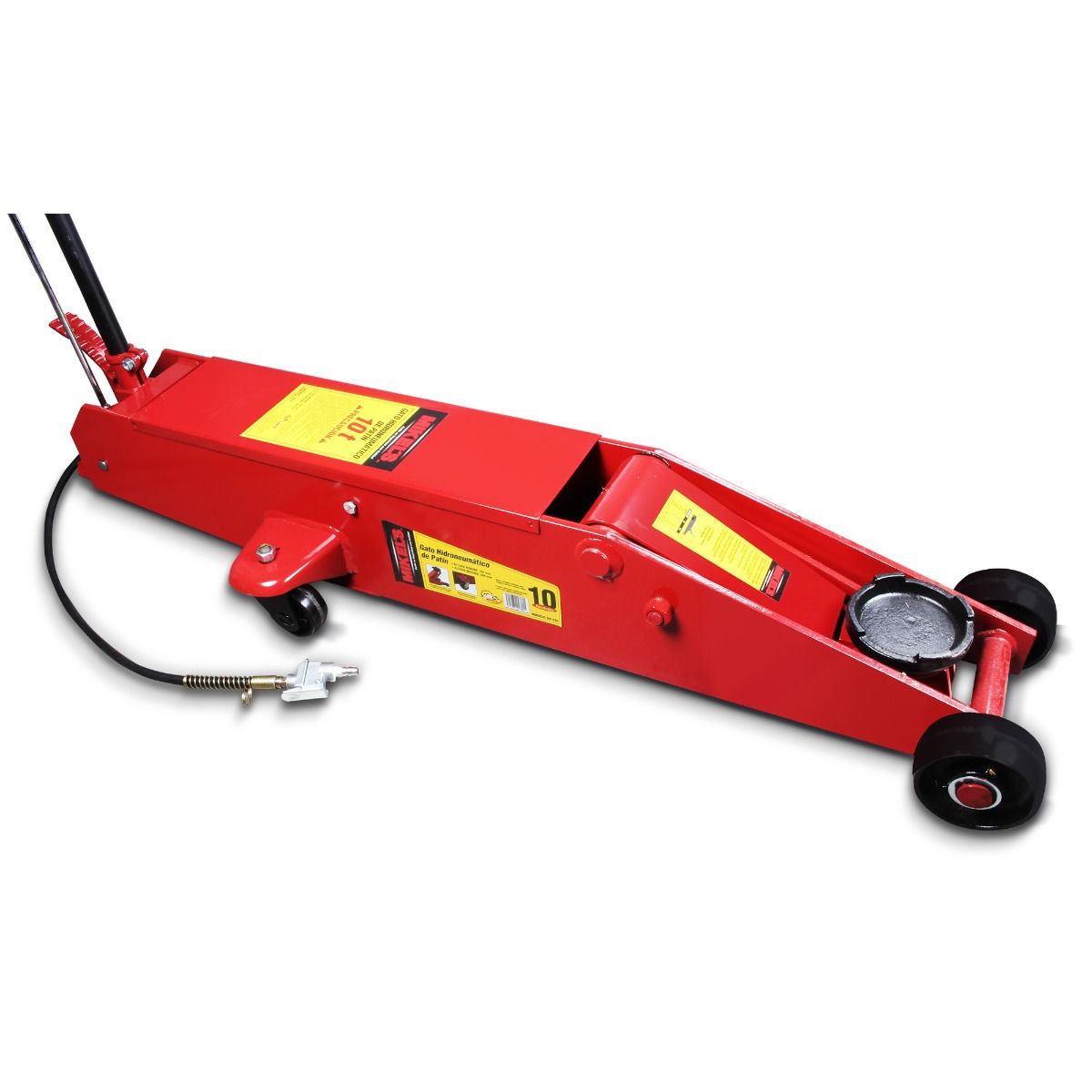 MIKELS GA-210 Gato hidroneumático de patín Servicio Pesado (10 ton)