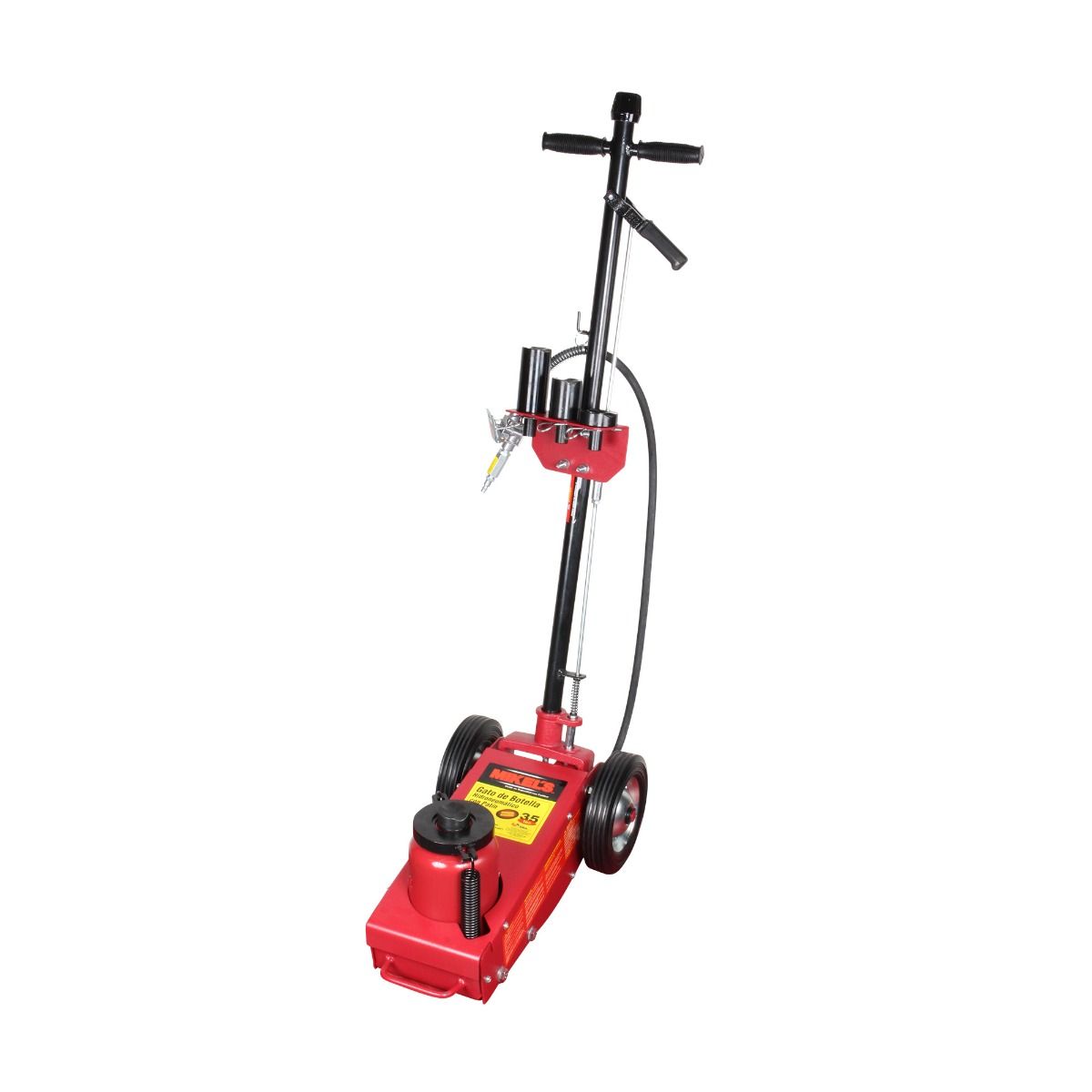 MIKELS GA-335 Gato hidroneumático de botella uso profesional equipo pesado (35 ton)