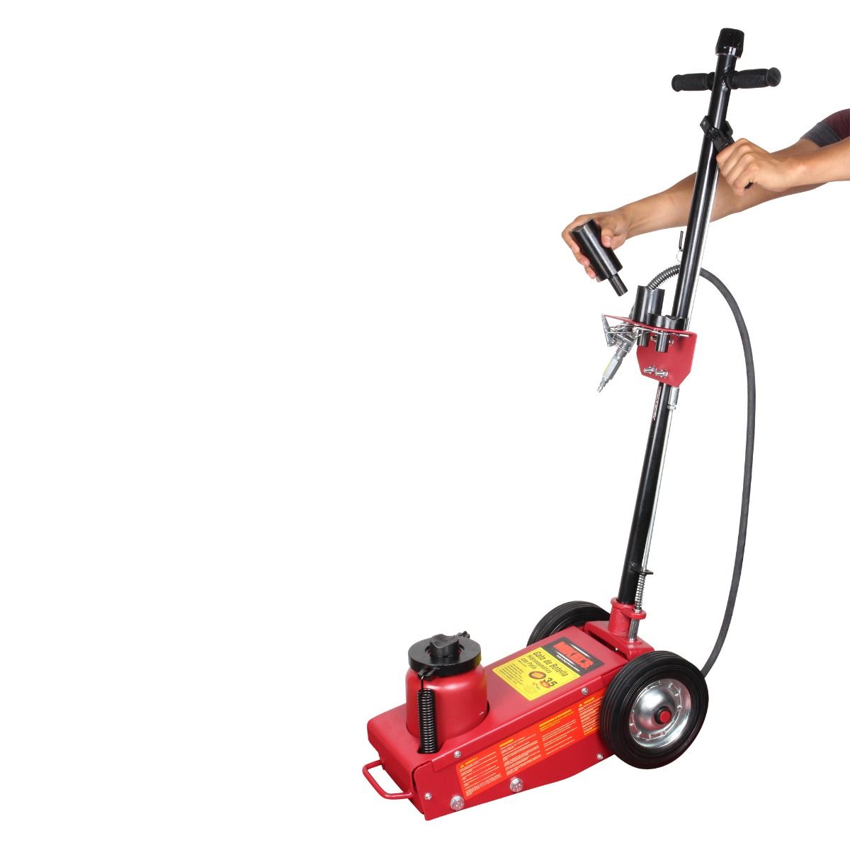 MIKELS GA-335 Gato hidroneumático de botella uso profesional equipo pesado (35 ton) - Imagen 2