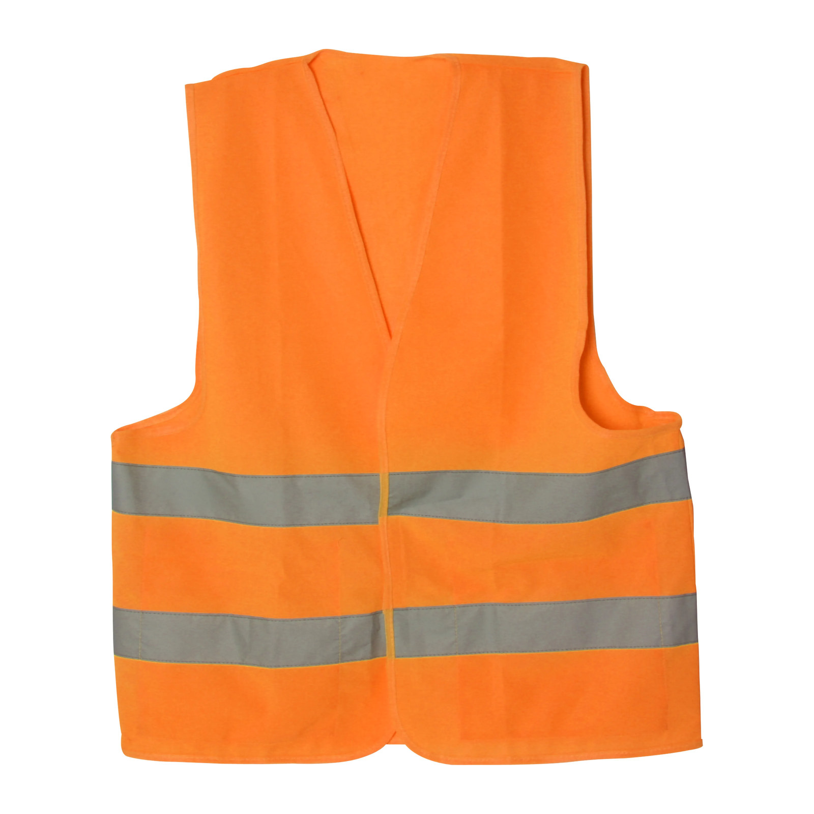 Chaleco de Tela Naranja Alta Visibilidad G - Paquete 5 Piezas