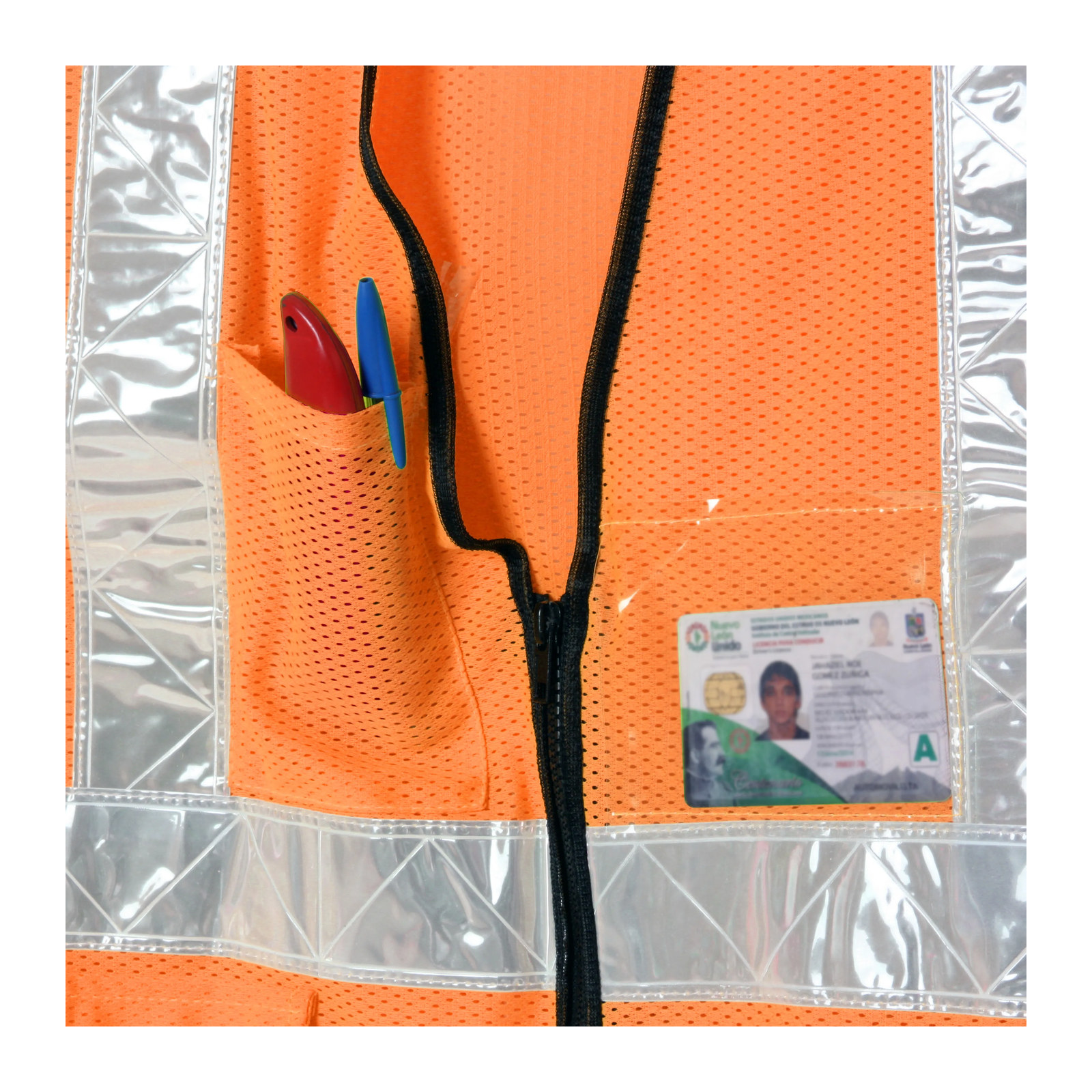 Chaleco Microprisma Naranja XL - Imagen 2