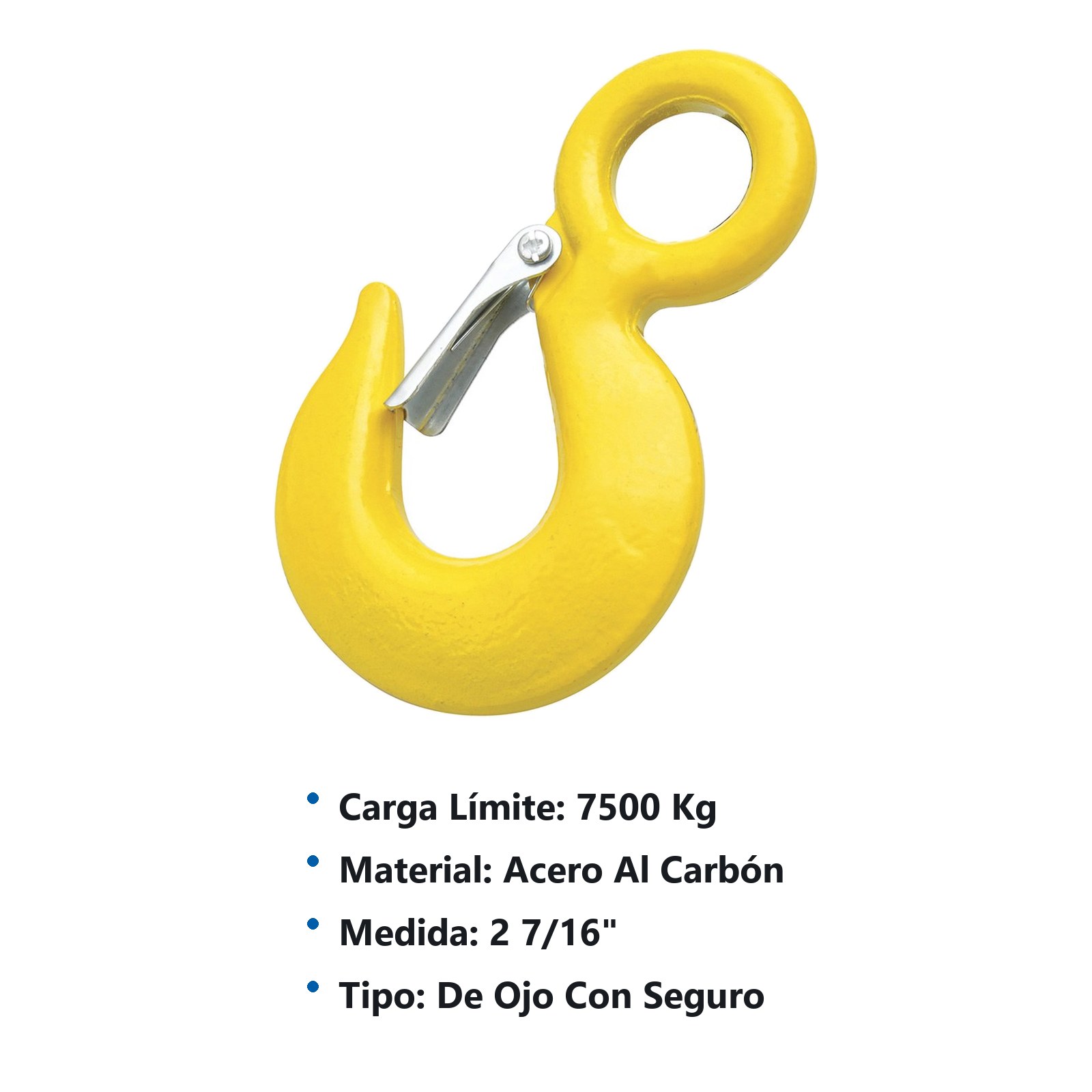 Gancho de ojo con seguro 2-7/16" Surtek - Imagen 2