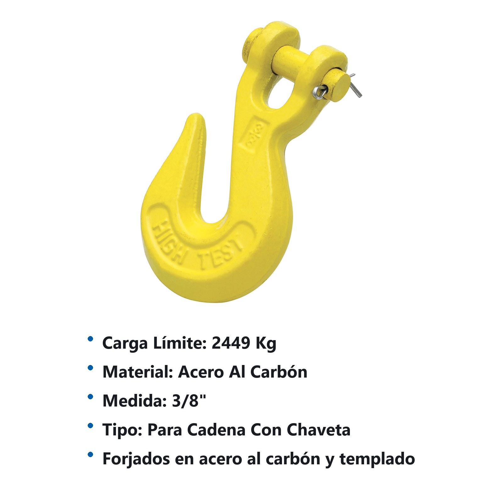 Gancho para cadena con chaveta 3/8" Surtek - Imagen 2