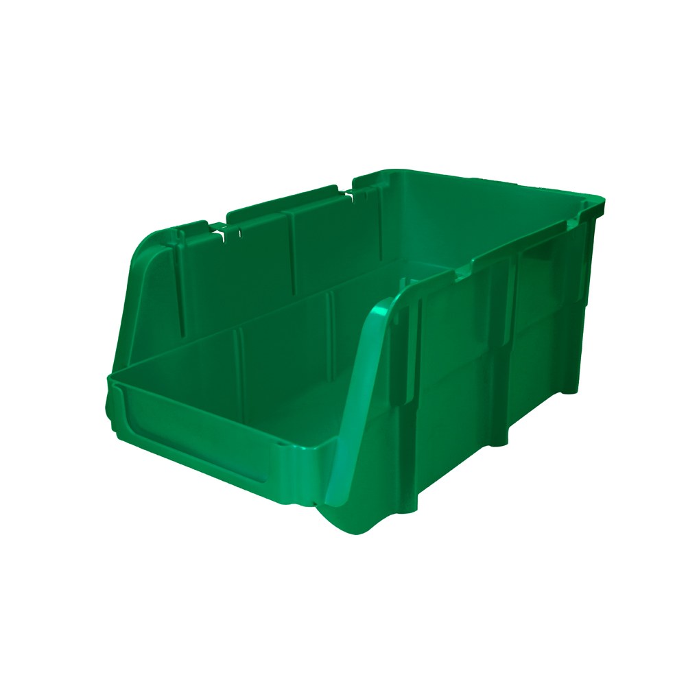 Gaveta plástica pico de pato color verde 17" x 16" x 7" Surtek