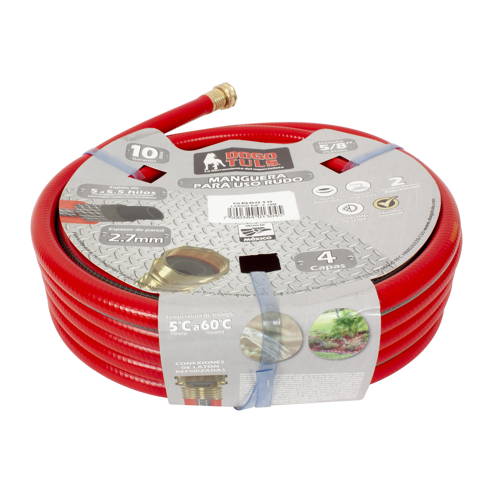 Manguera Uso Rudo 4 Capas 5/8" x 25 m - Imagen 4