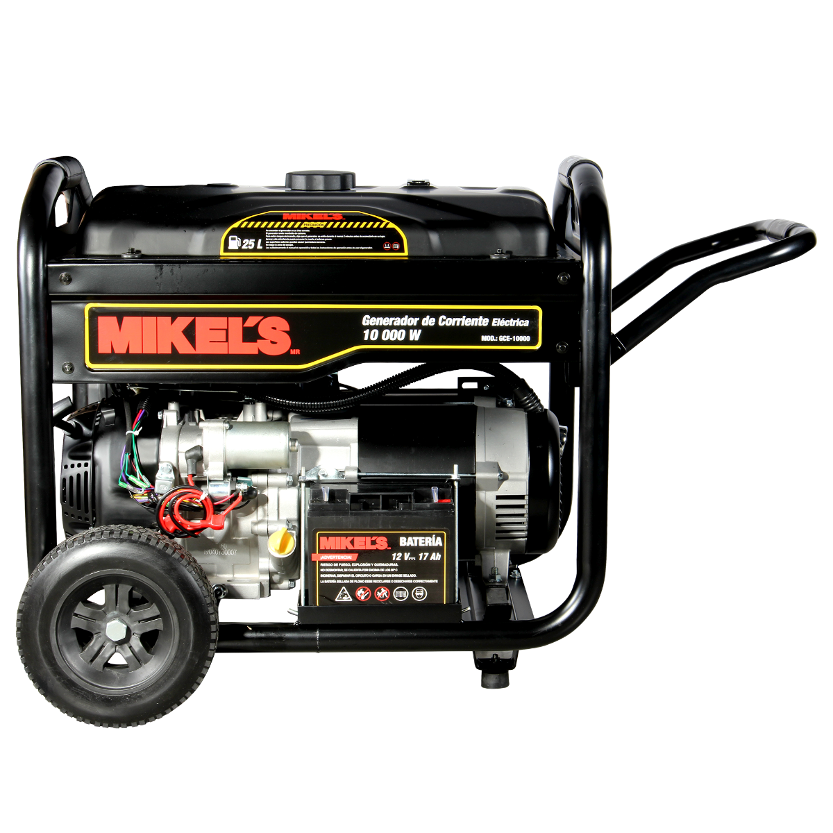 MIKELS GCE-10000 Generador de corriente eléctrica motor 4 tiempos (10,000 W / 16 HP) - Imagen 2
