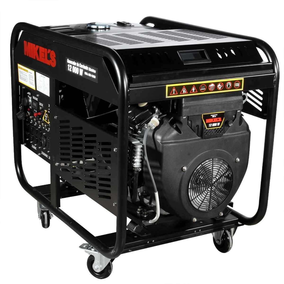 MIKELS GCE-12000 Generador de corriente eléctrica motor 4 tiempos (12,000 W / 22 HP) - Imagen 3
