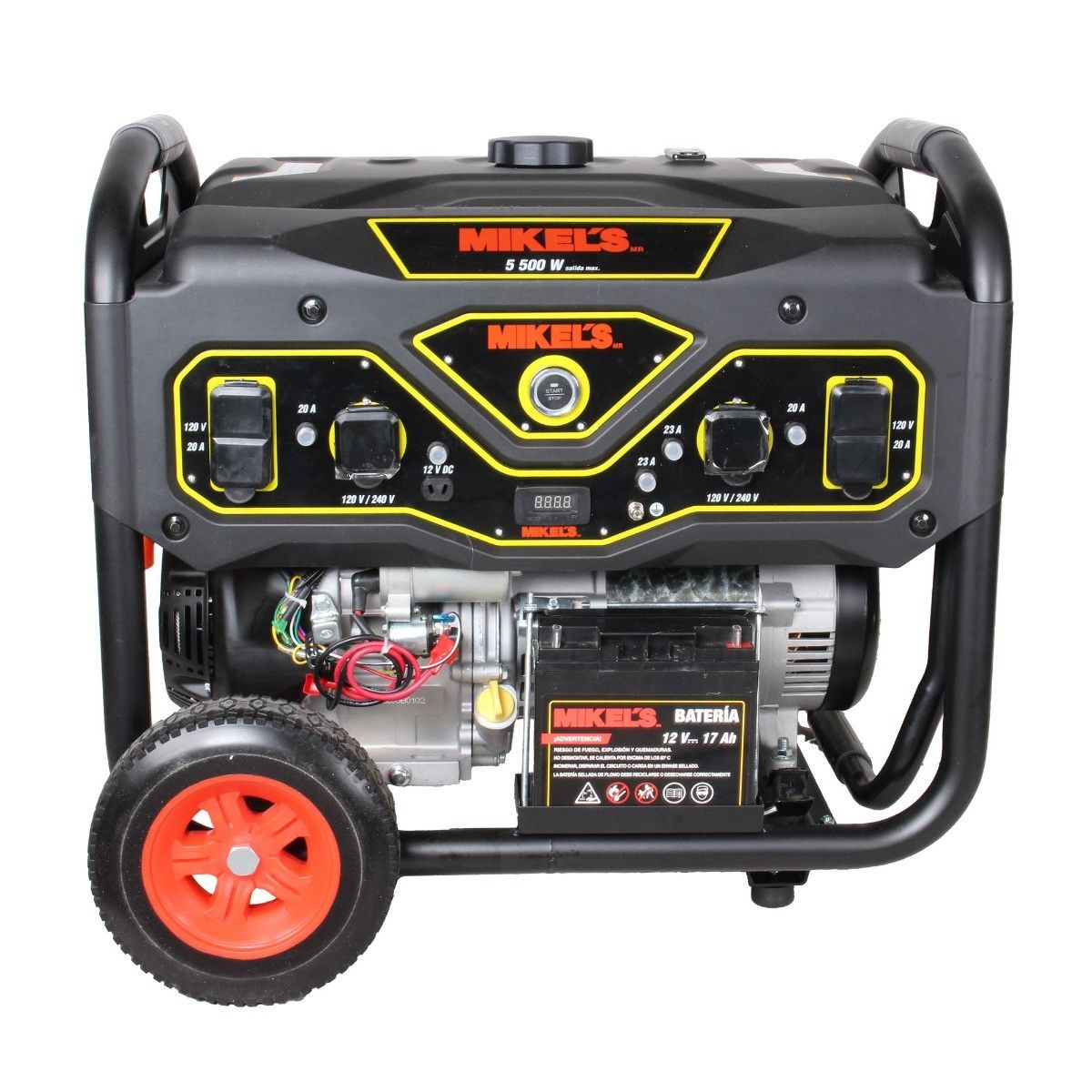 MIKELS GCE-5500 Generador de corriente eléctrica motor 4 tiempos (5,500 W / 15 HP) - Imagen 2