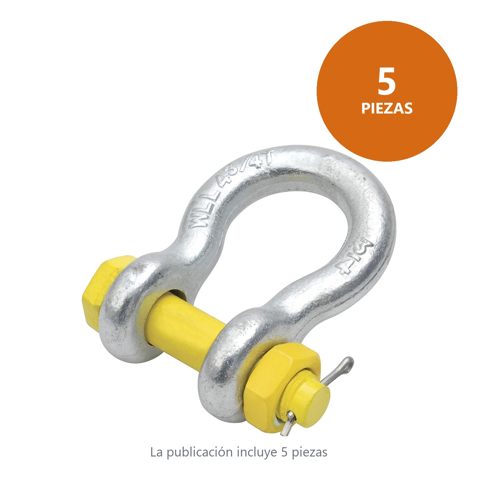 Grillete de acero forjado con chaveta 3/4" Surtek - Imagen 2